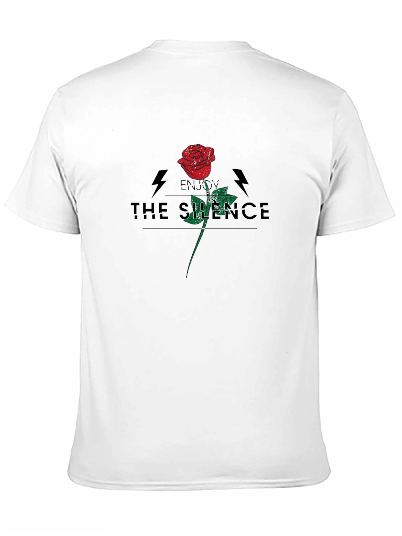 Enjoy The Silence Rose Graphic T-Shirt