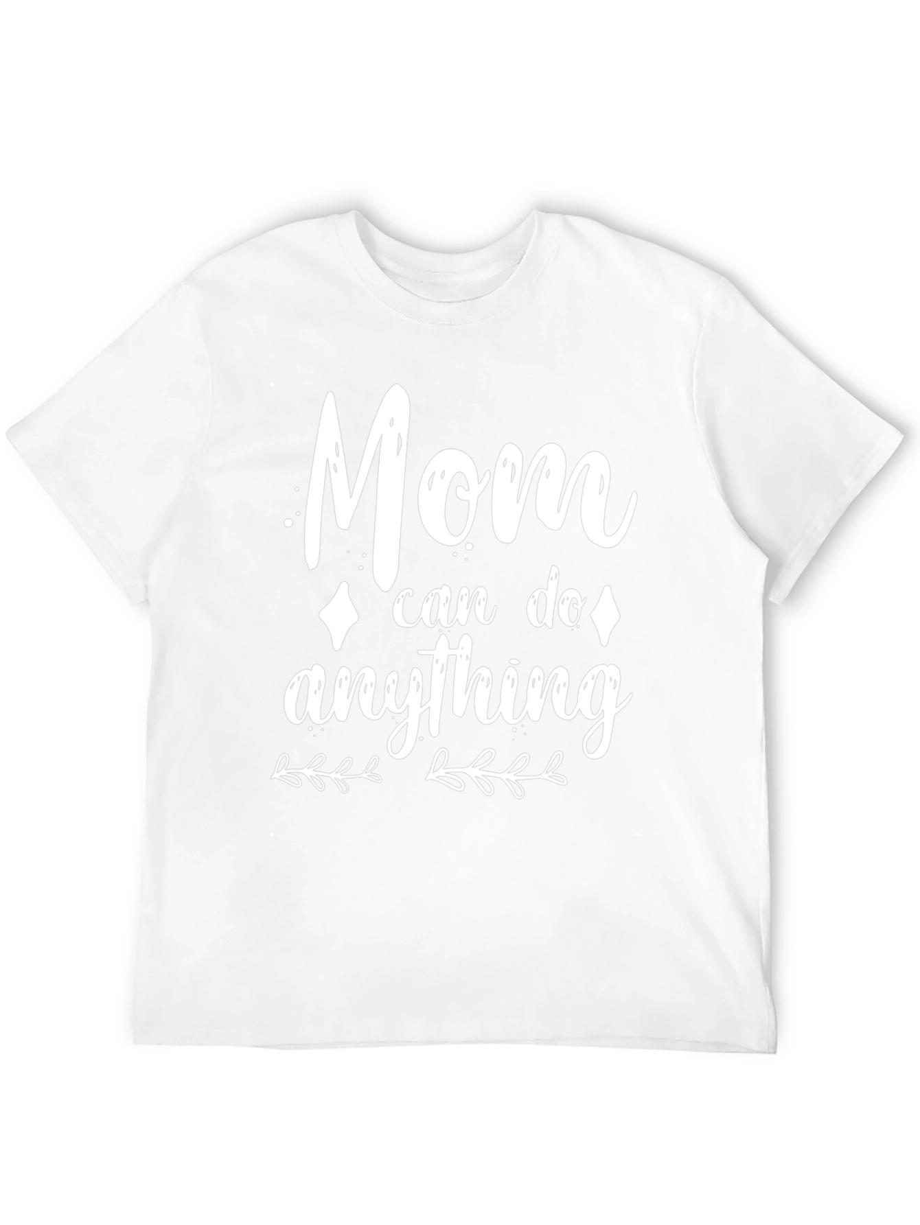 Mom Can Do Anything Black Graphic Tee