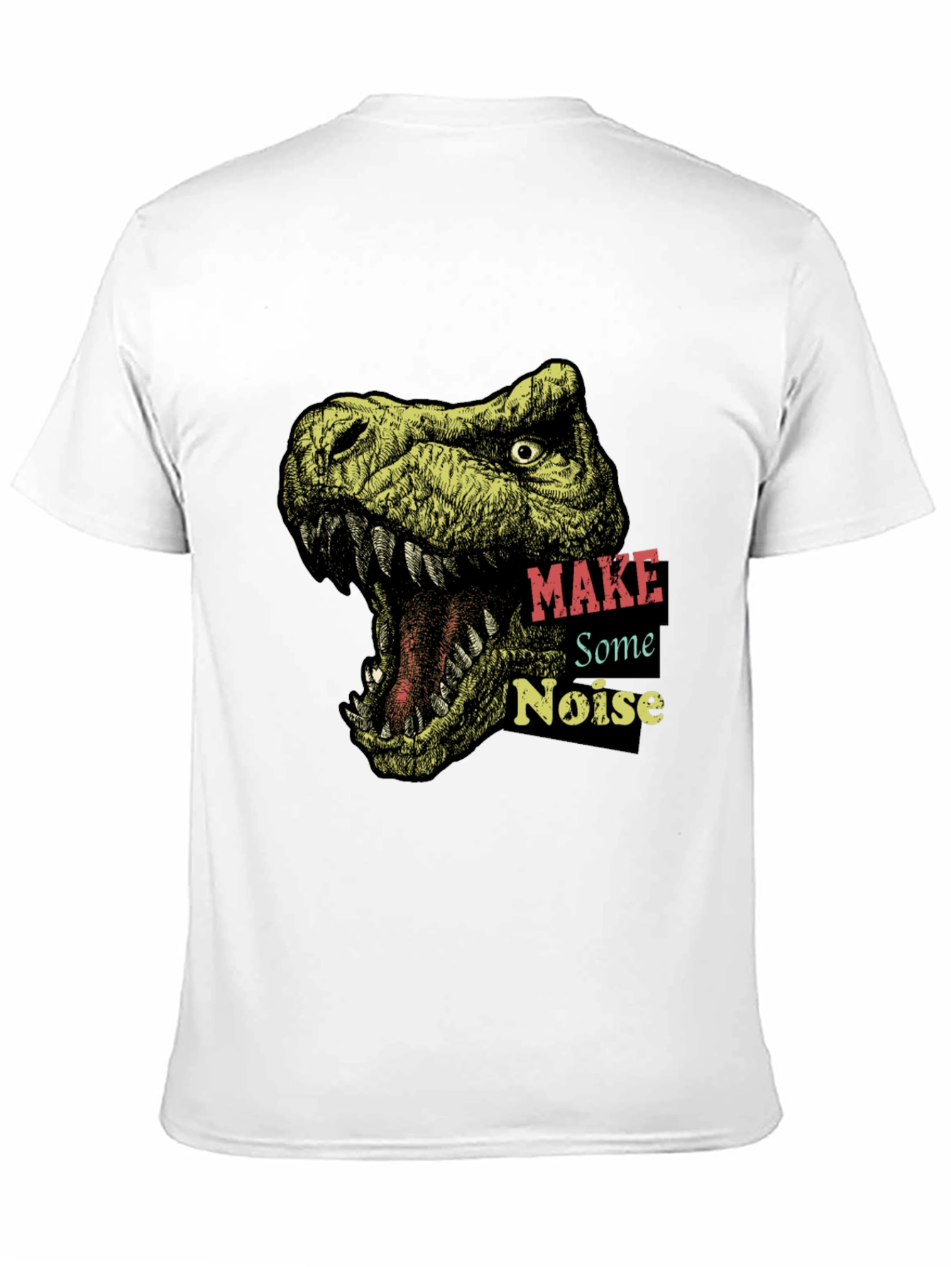 Dino T-Shirt: Make Some Noise Graphic Tee