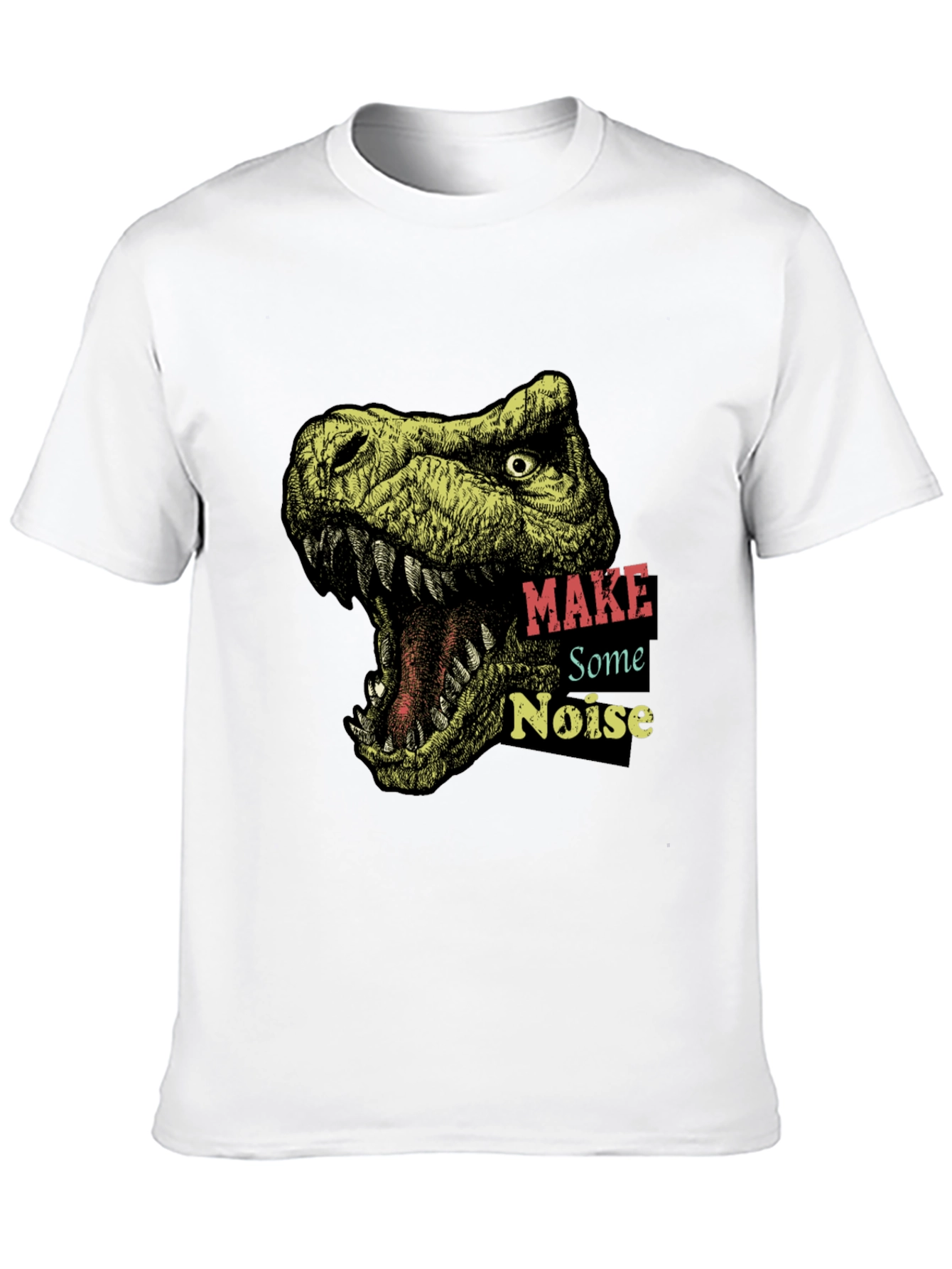 Dino T-Shirt: Make Some Noise Graphic Tee