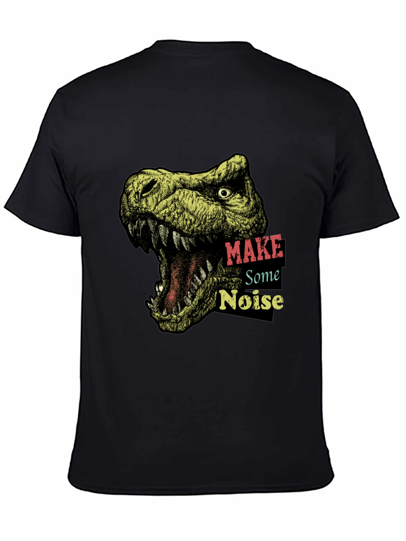 Dino T-Shirt: Make Some Noise Graphic Tee