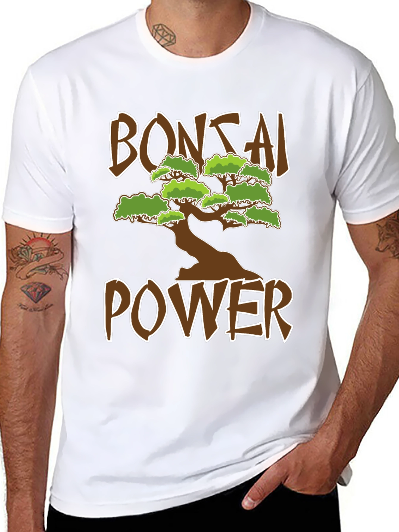 Bonsai Power T-Shirt - Stylish Graphic Tee