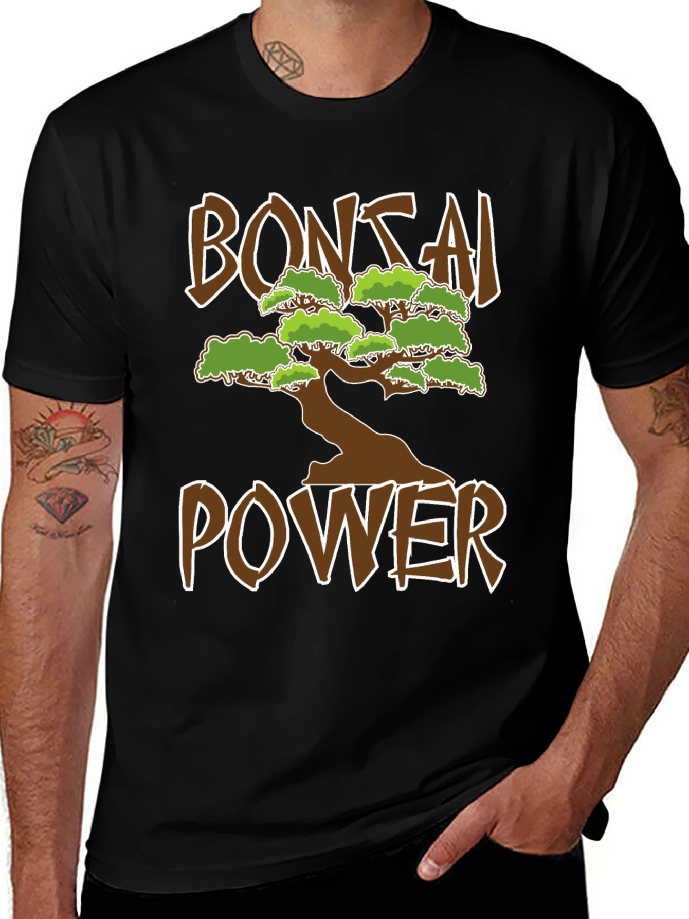 Bonsai Power T-Shirt - Stylish Graphic Tee