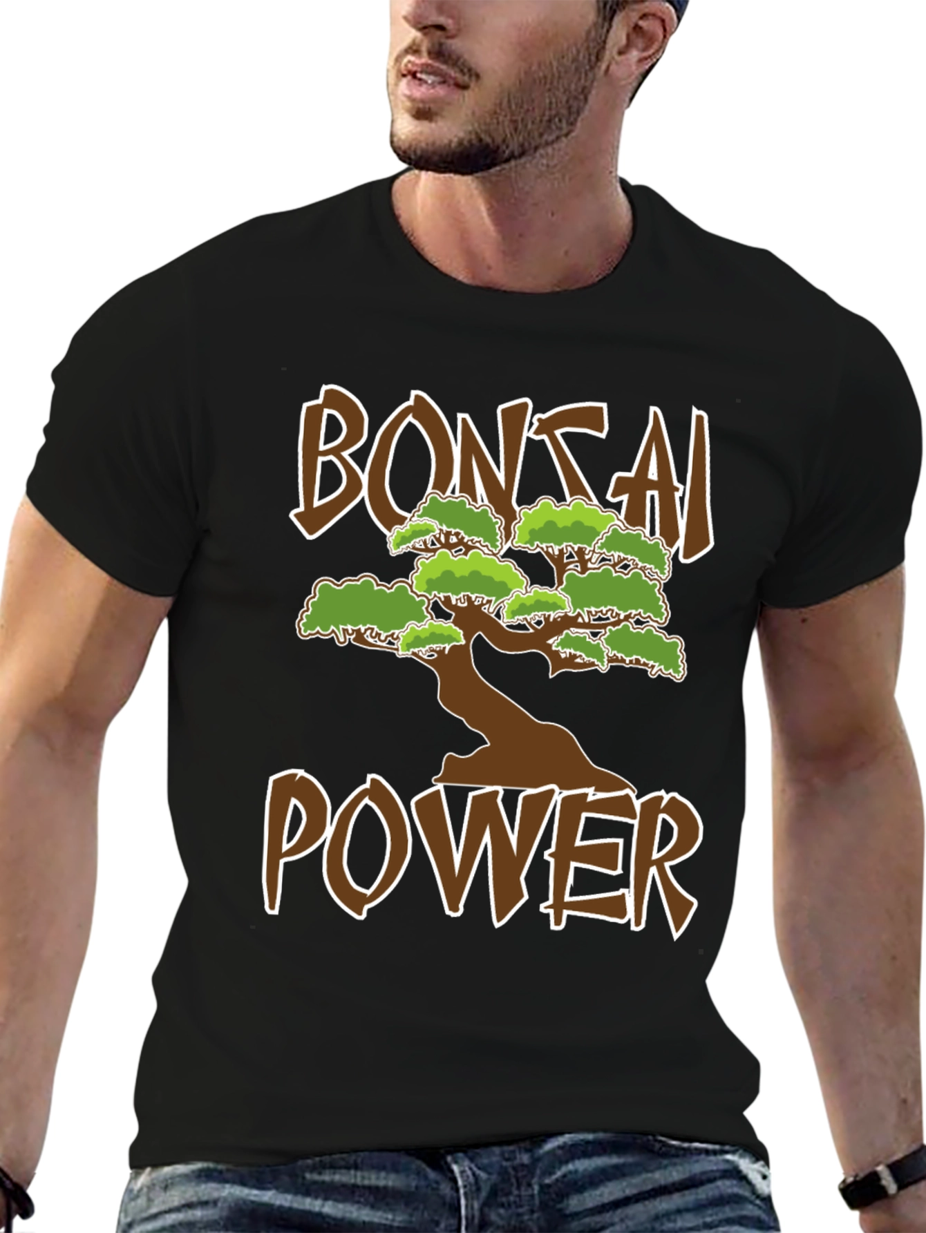 Bonsai Power T-Shirt - Stylish Graphic Tee