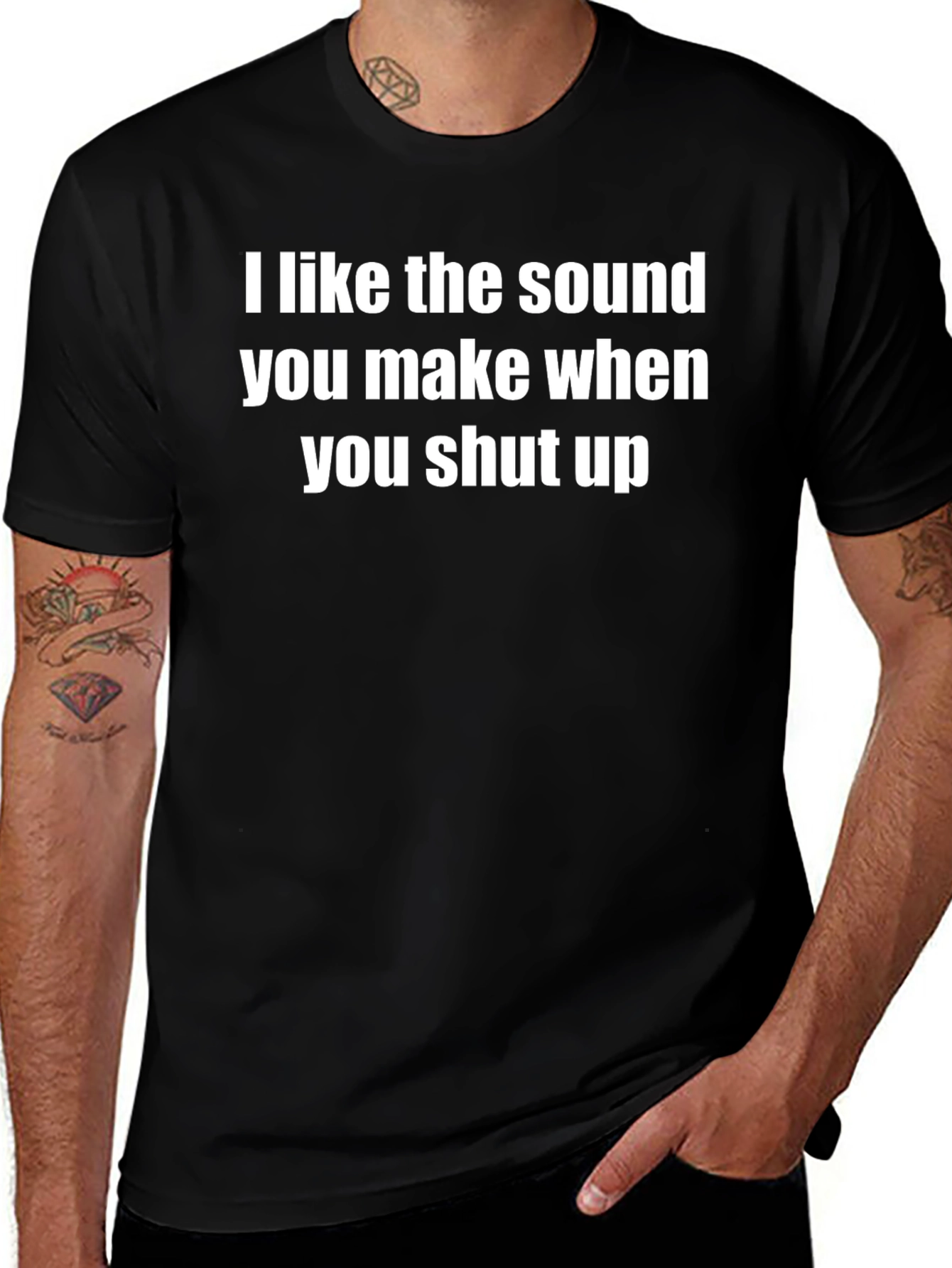 Funny Sarcastic Graphic T-Shirt - I Like the Sound