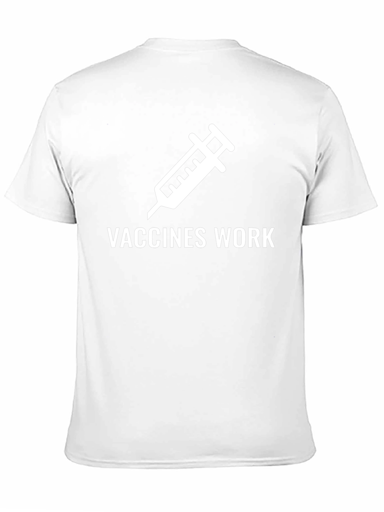 Vaccines Work Graphic Tee - Black Cotton T-Shirt