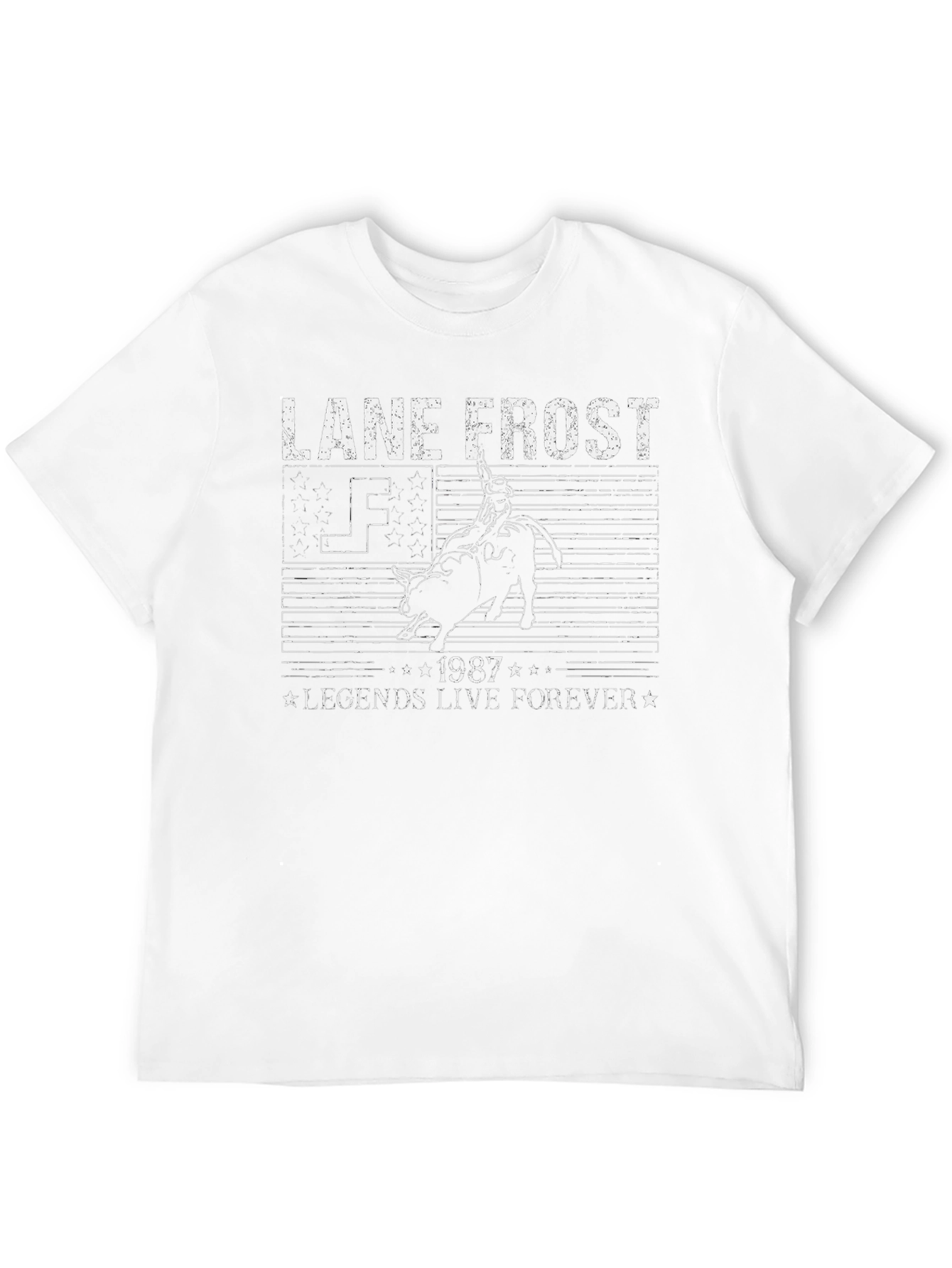 Lane Frost Legends Live Forever Graphic T-Shirt