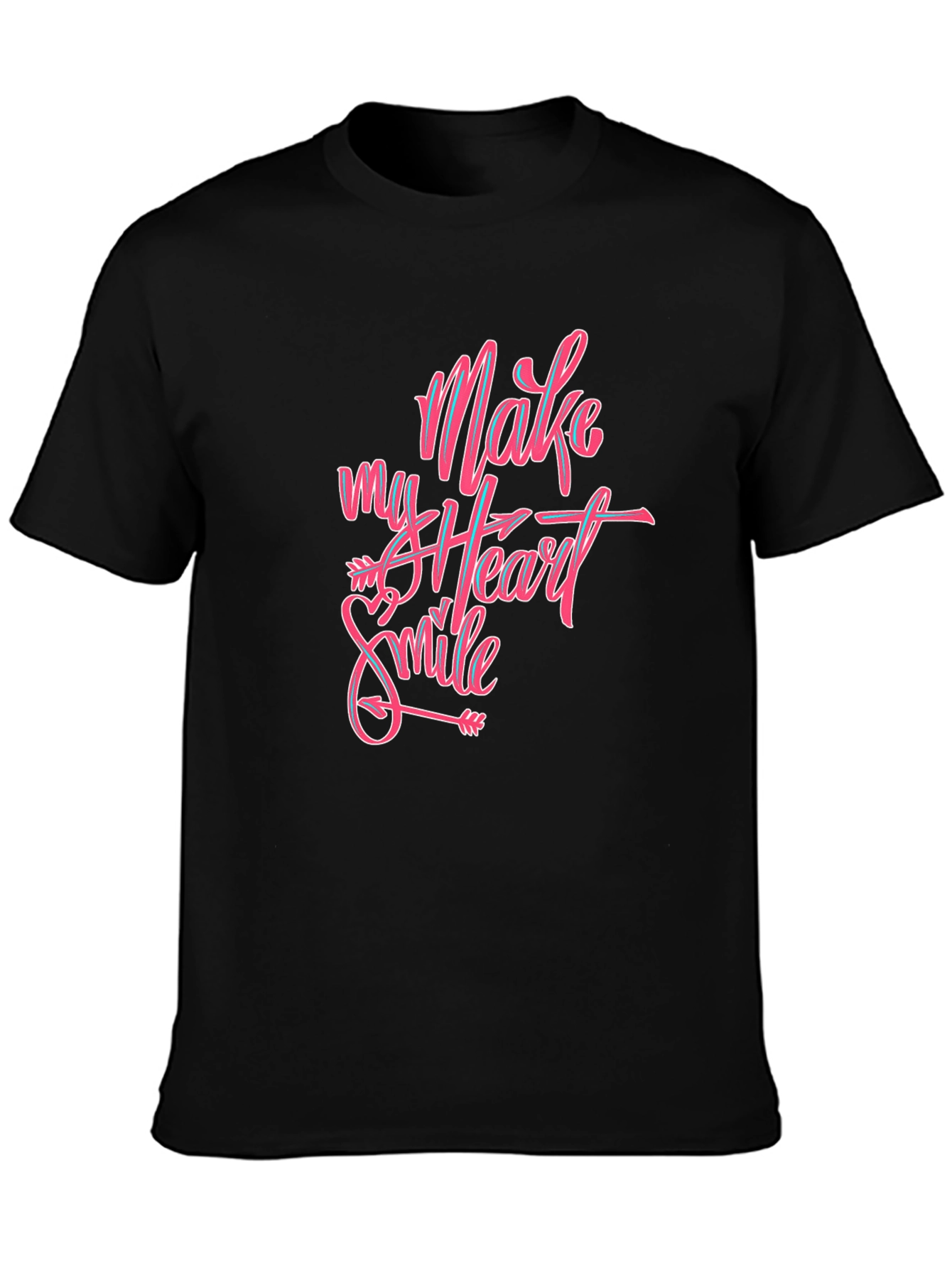 Make My Heart Smile Graphic Tee - Valentines Day