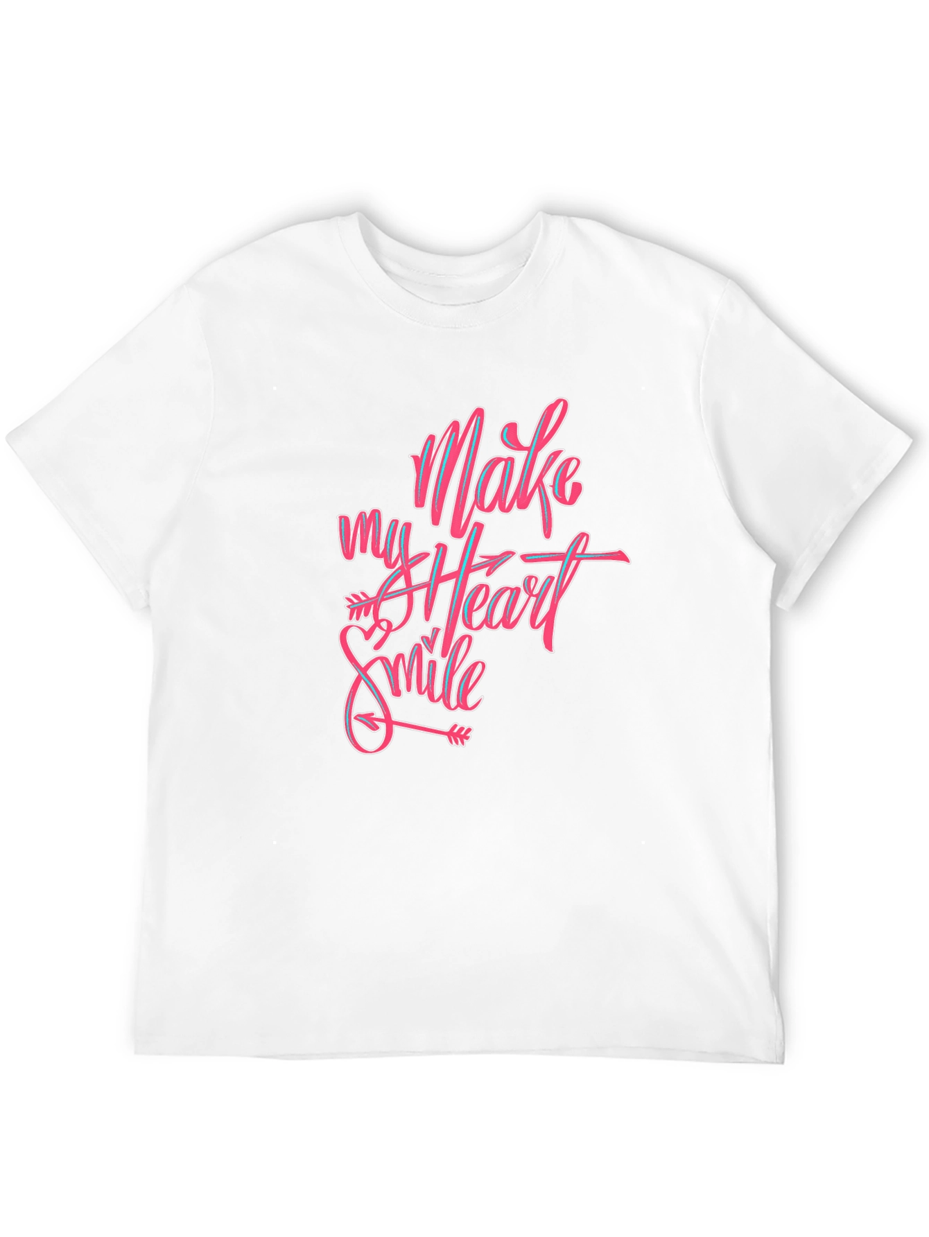 Make My Heart Smile Graphic Tee - Valentines Day