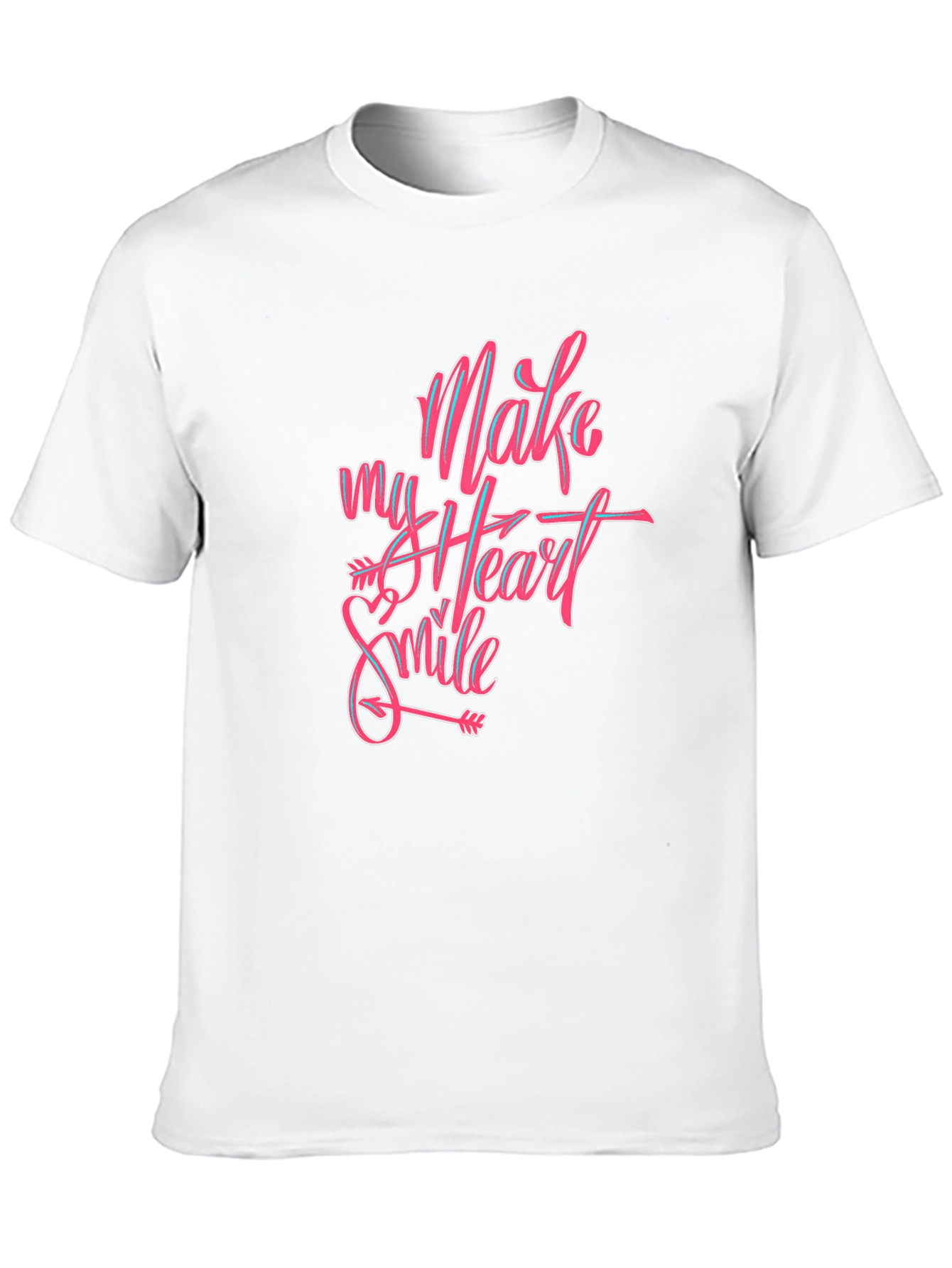Make My Heart Smile Graphic Tee - Valentines Day