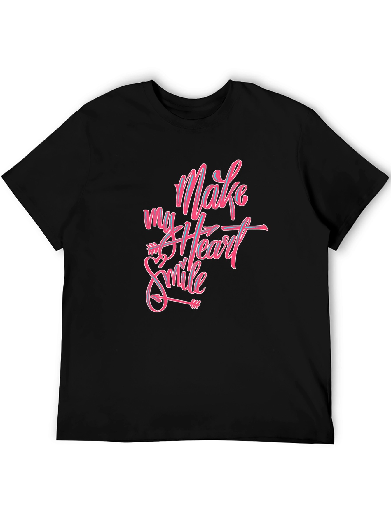 Make My Heart Smile Graphic Tee - Valentines Day