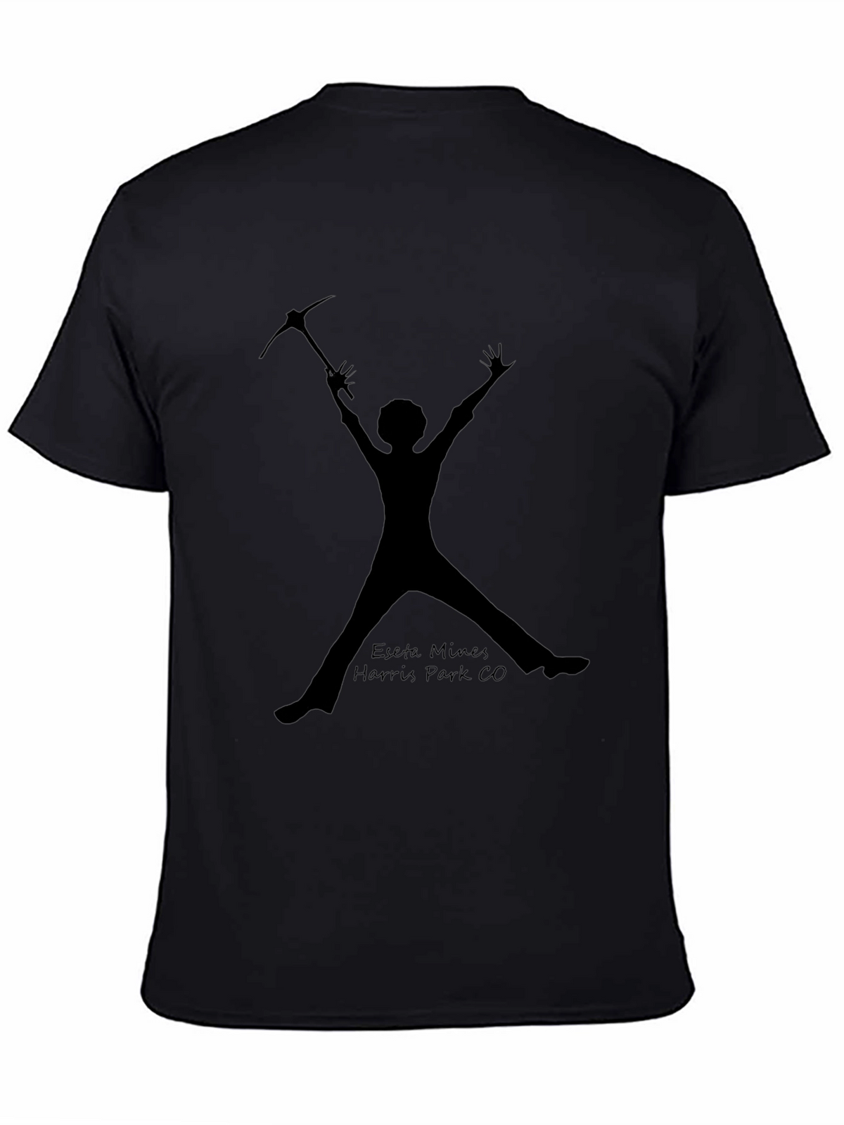 Miner Silhouette T-Shirt - Eseta Mines Harris Park CO