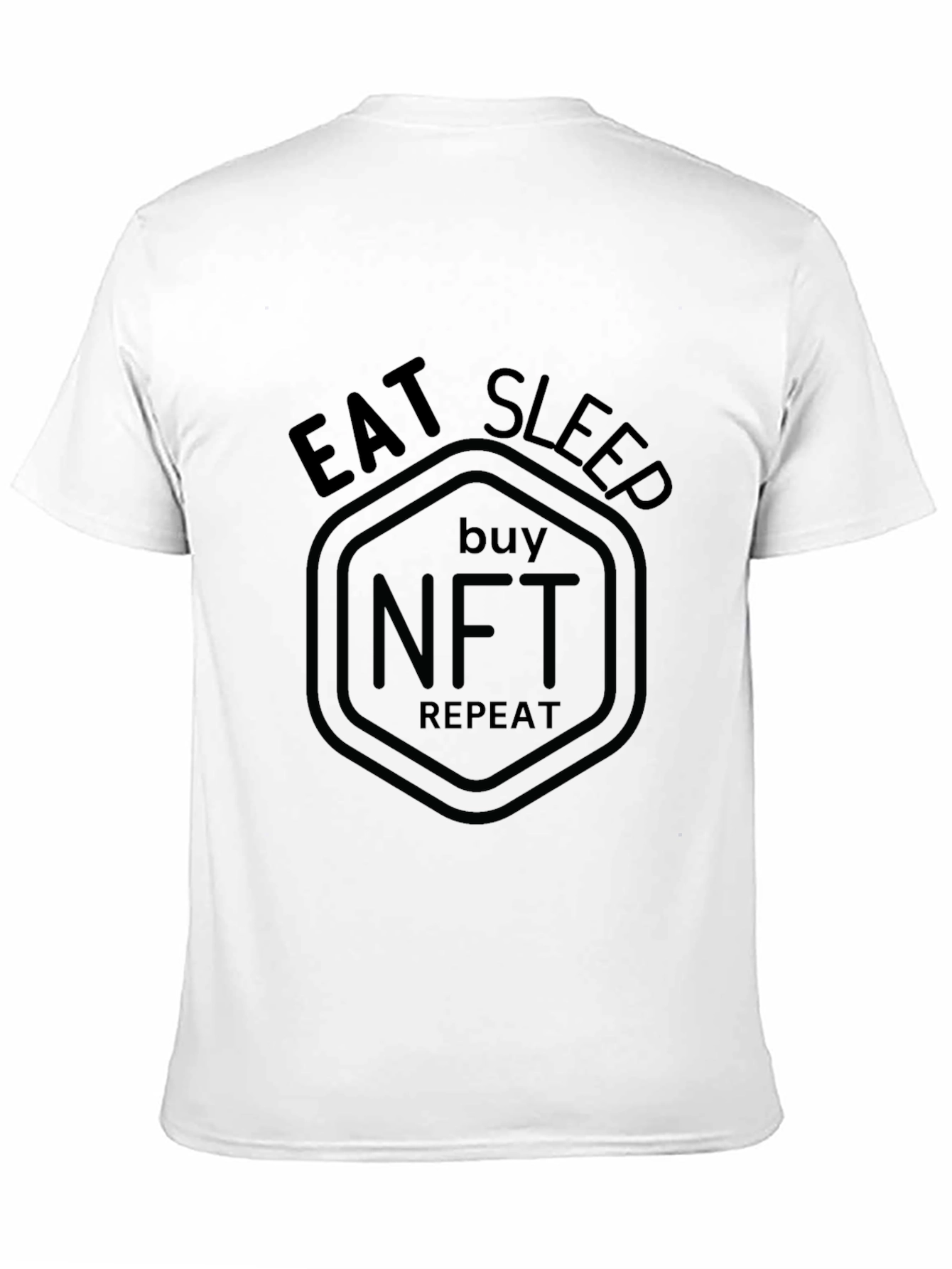 Eat Sleep Buy NFT Repeat - Black T-Shirt