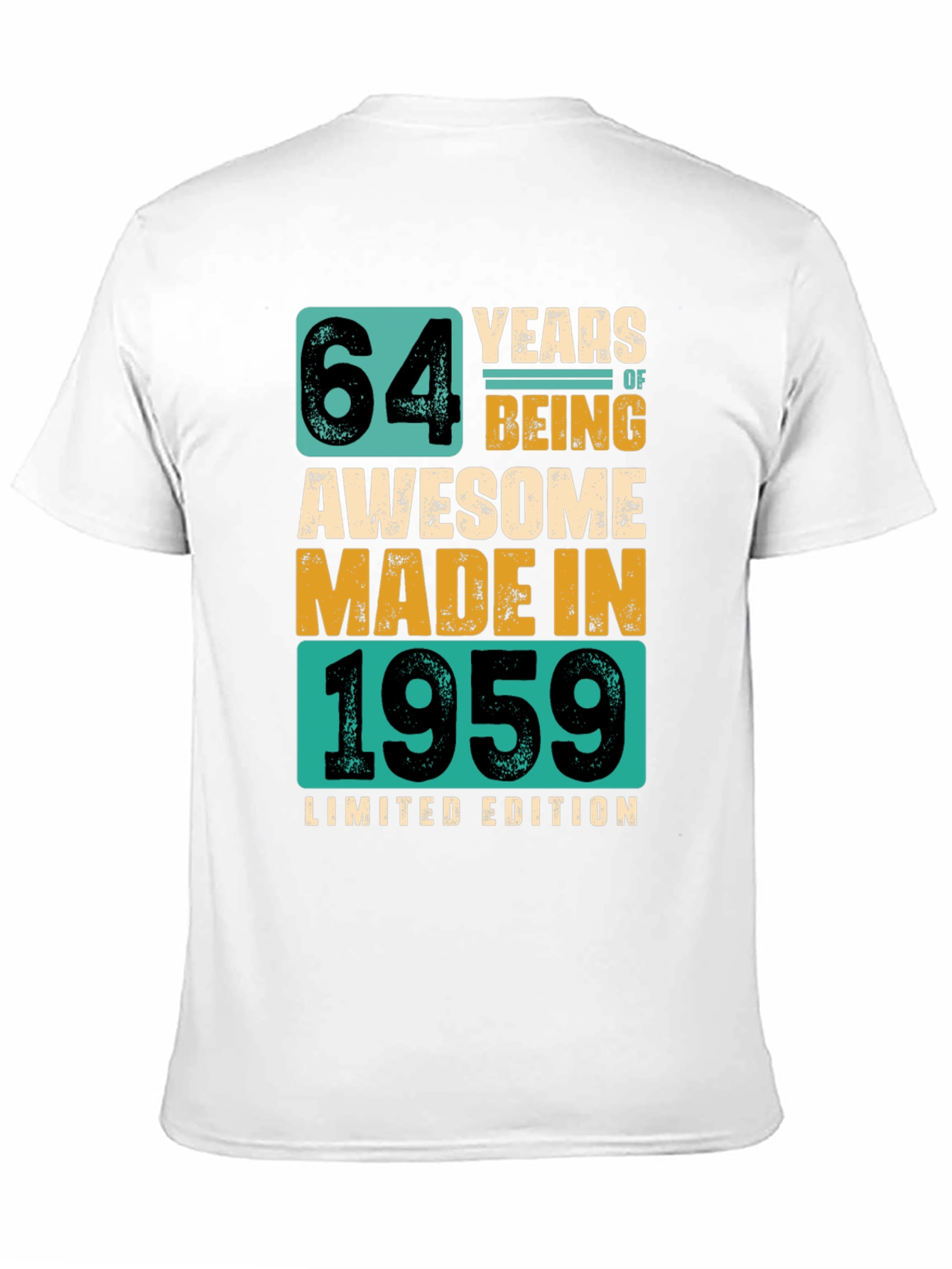 64 Years Awesome Since 1959 Limited Edition T-Shirt