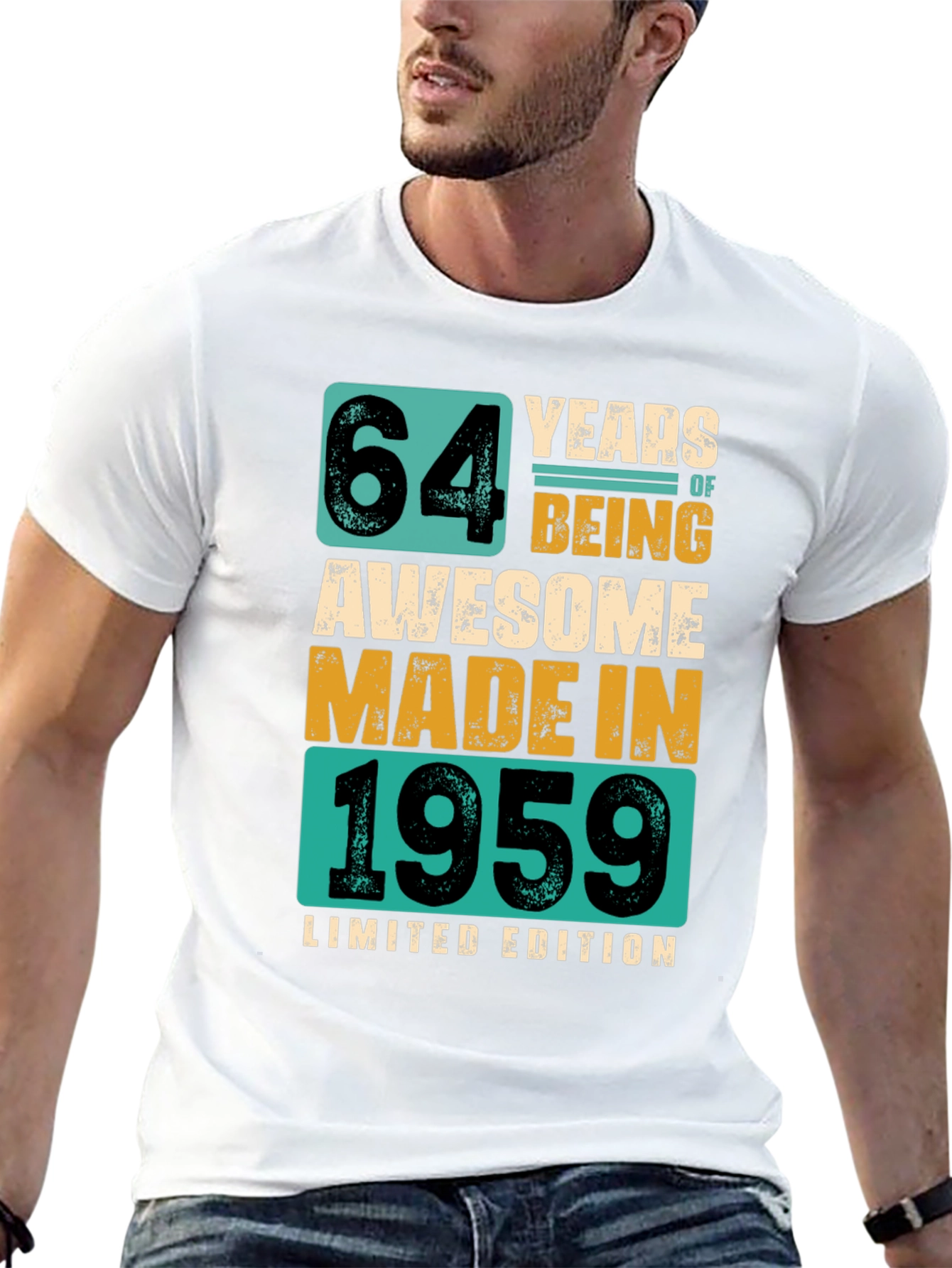 64 Years Awesome Since 1959 Limited Edition T-Shirt