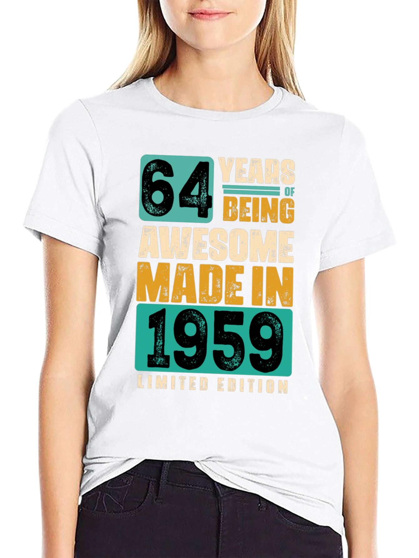 64 Years Awesome Since 1959 Limited Edition T-Shirt