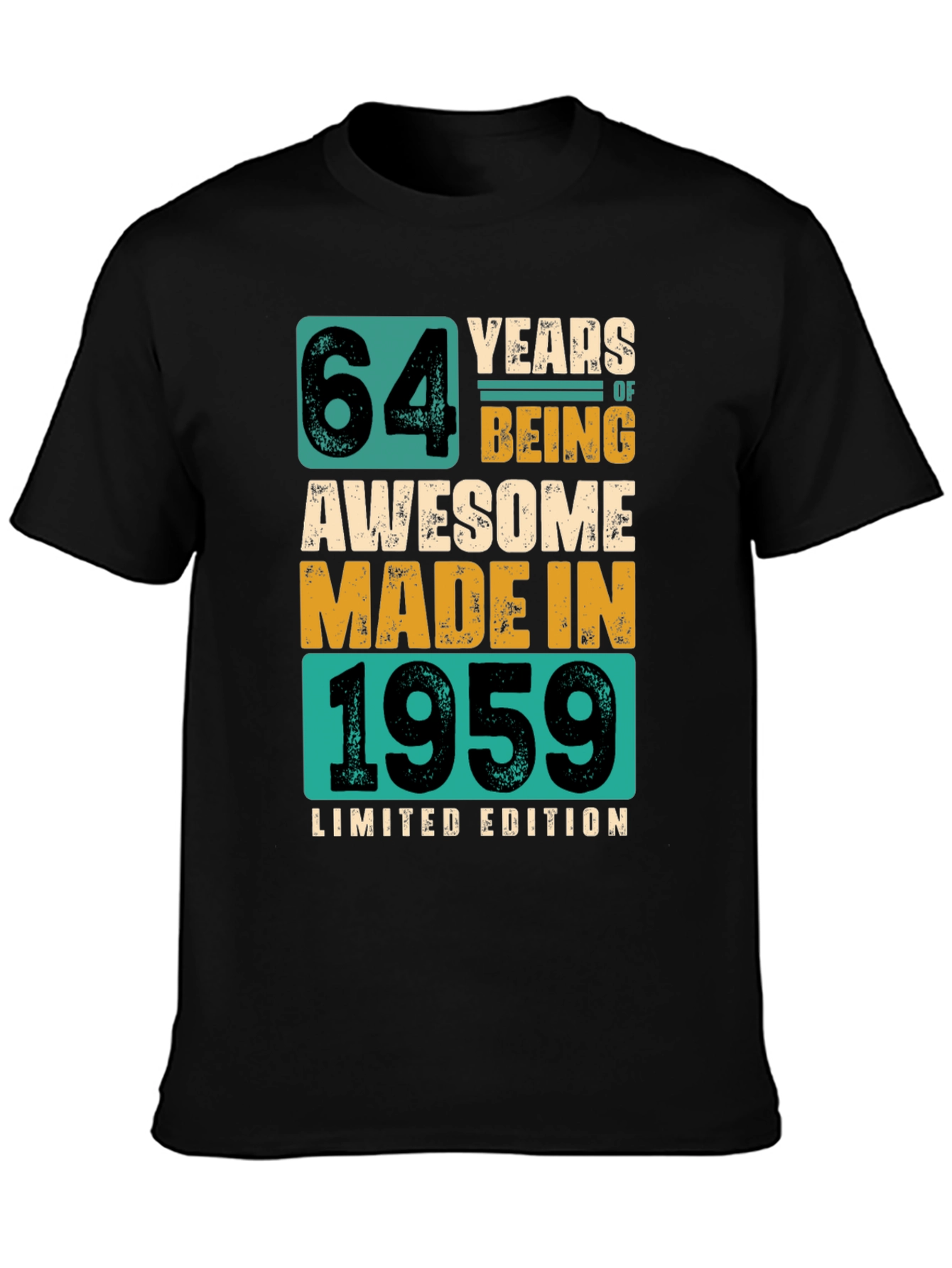 64 Years Awesome Since 1959 Limited Edition T-Shirt