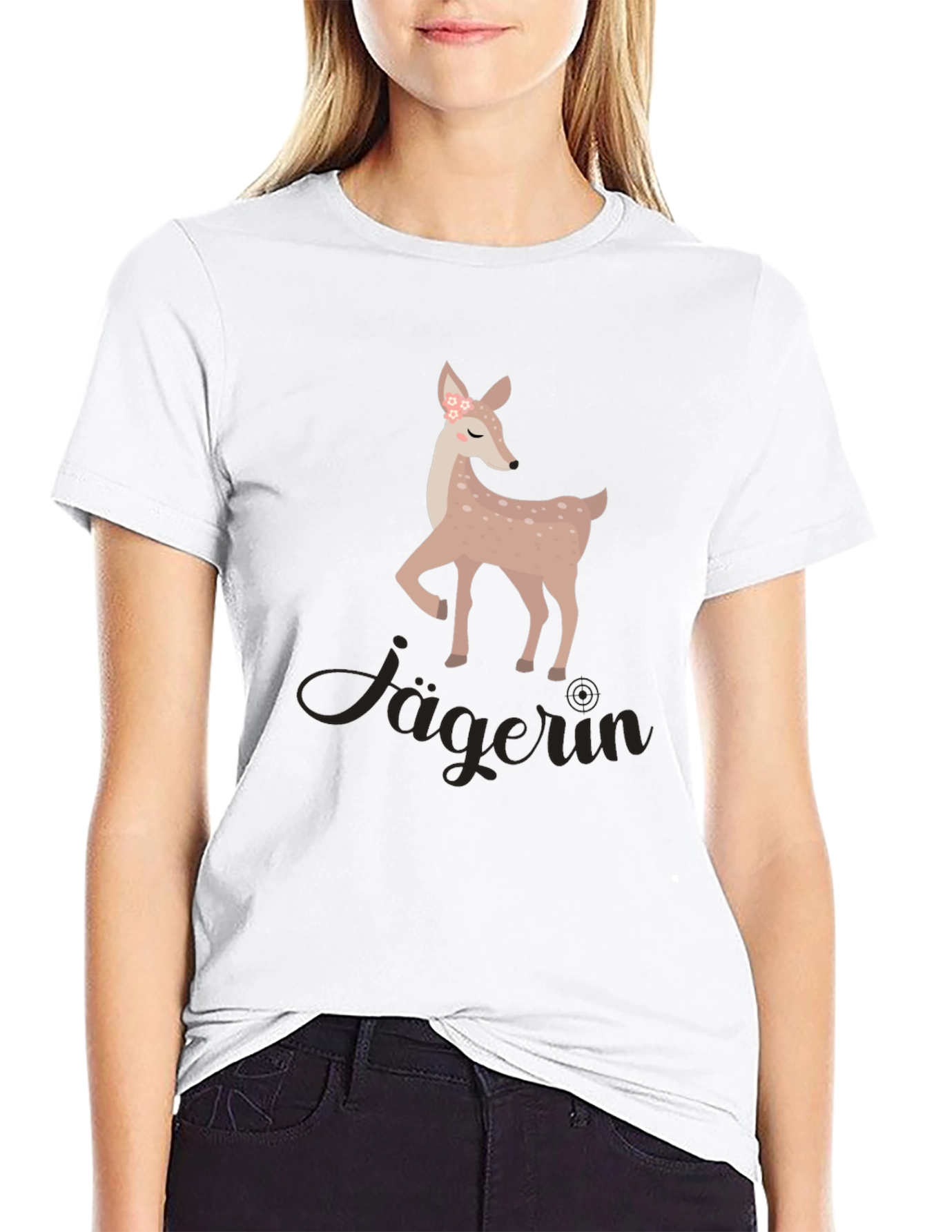 Deer Hunter T-Shirt - Jägerin Graphic Tee
