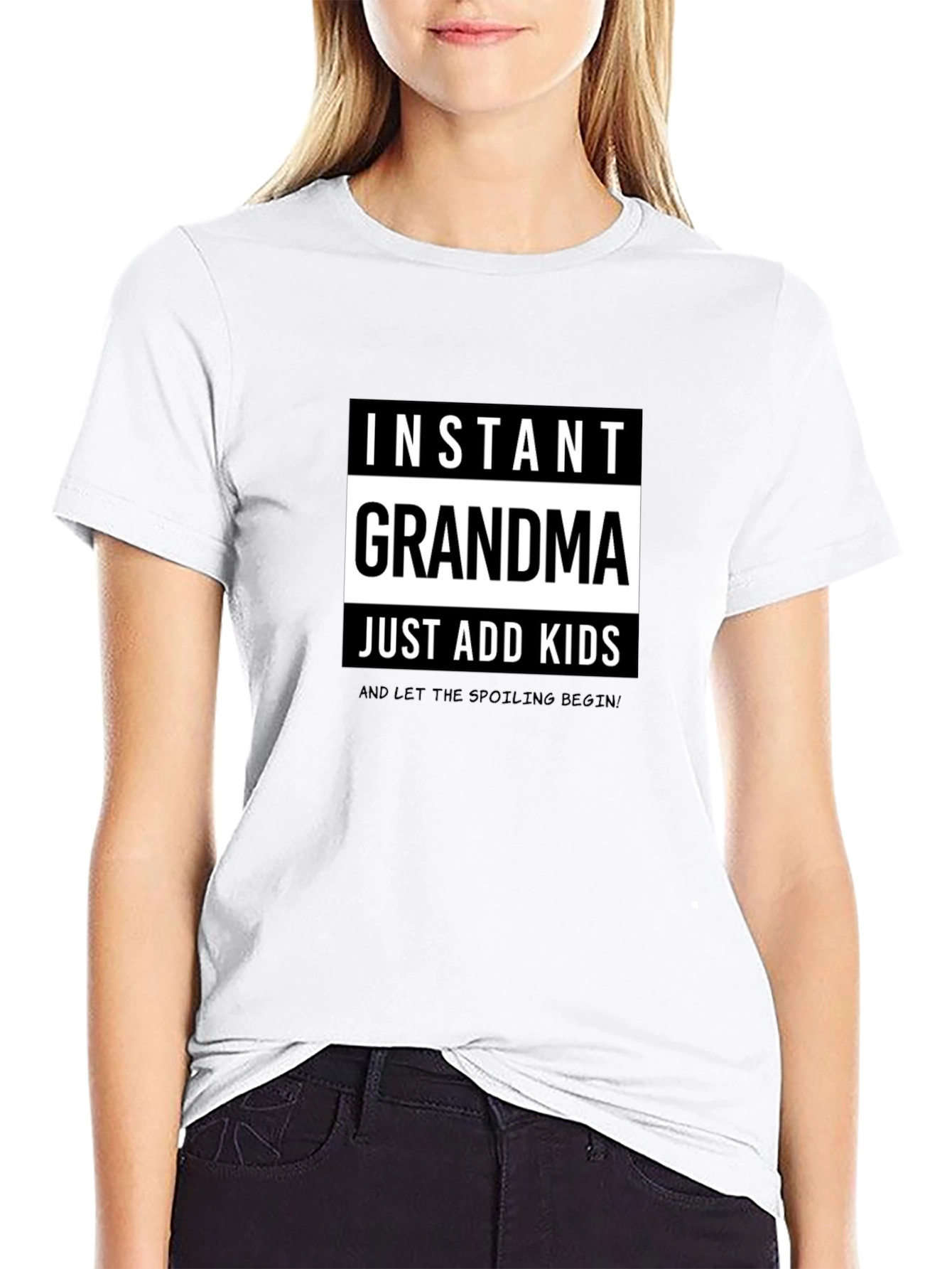 Instant Grandma T-Shirt - Just Add Kids