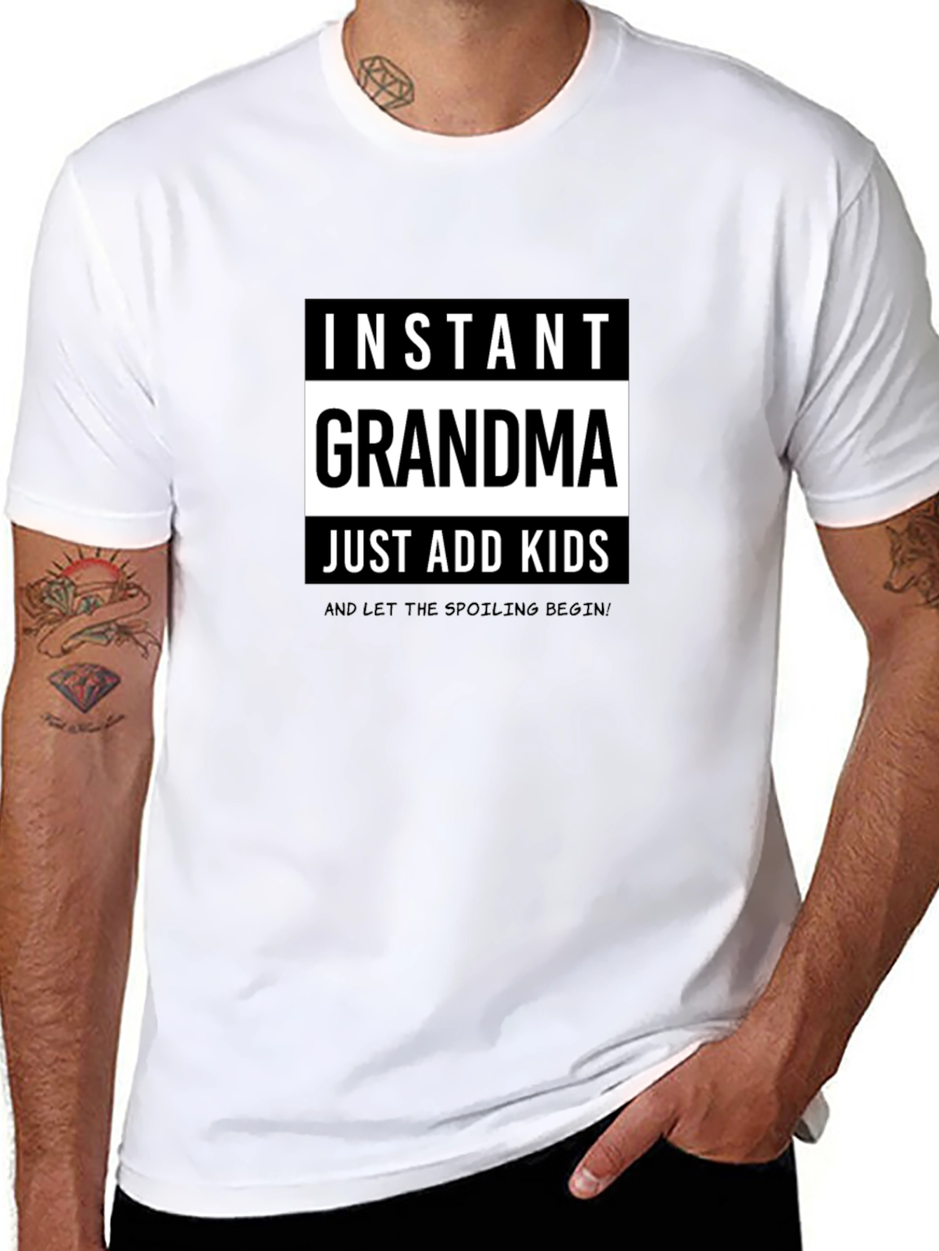 Instant Grandma T-Shirt - Just Add Kids