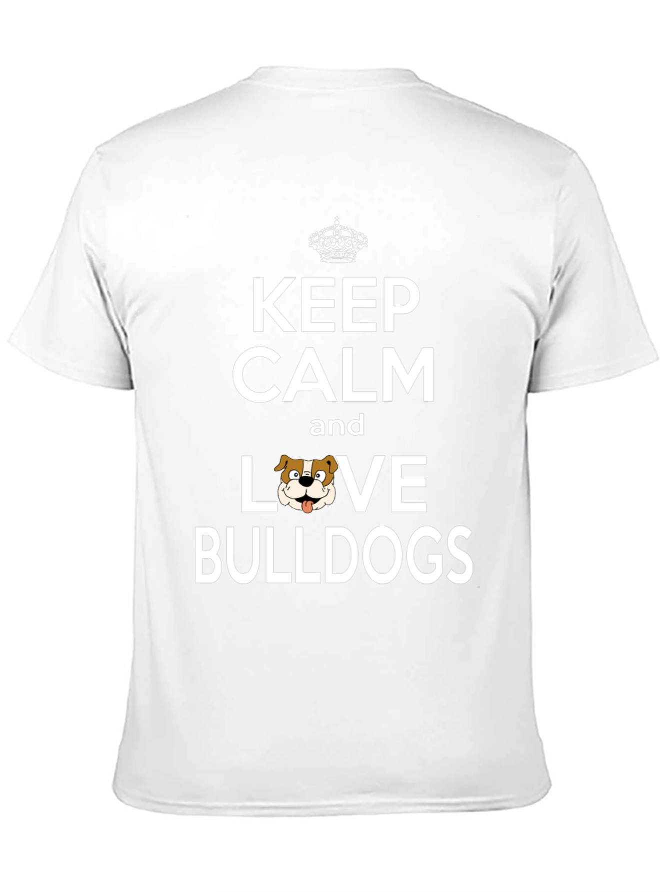 Keep Calm Love Bulldogs Graphic Tee