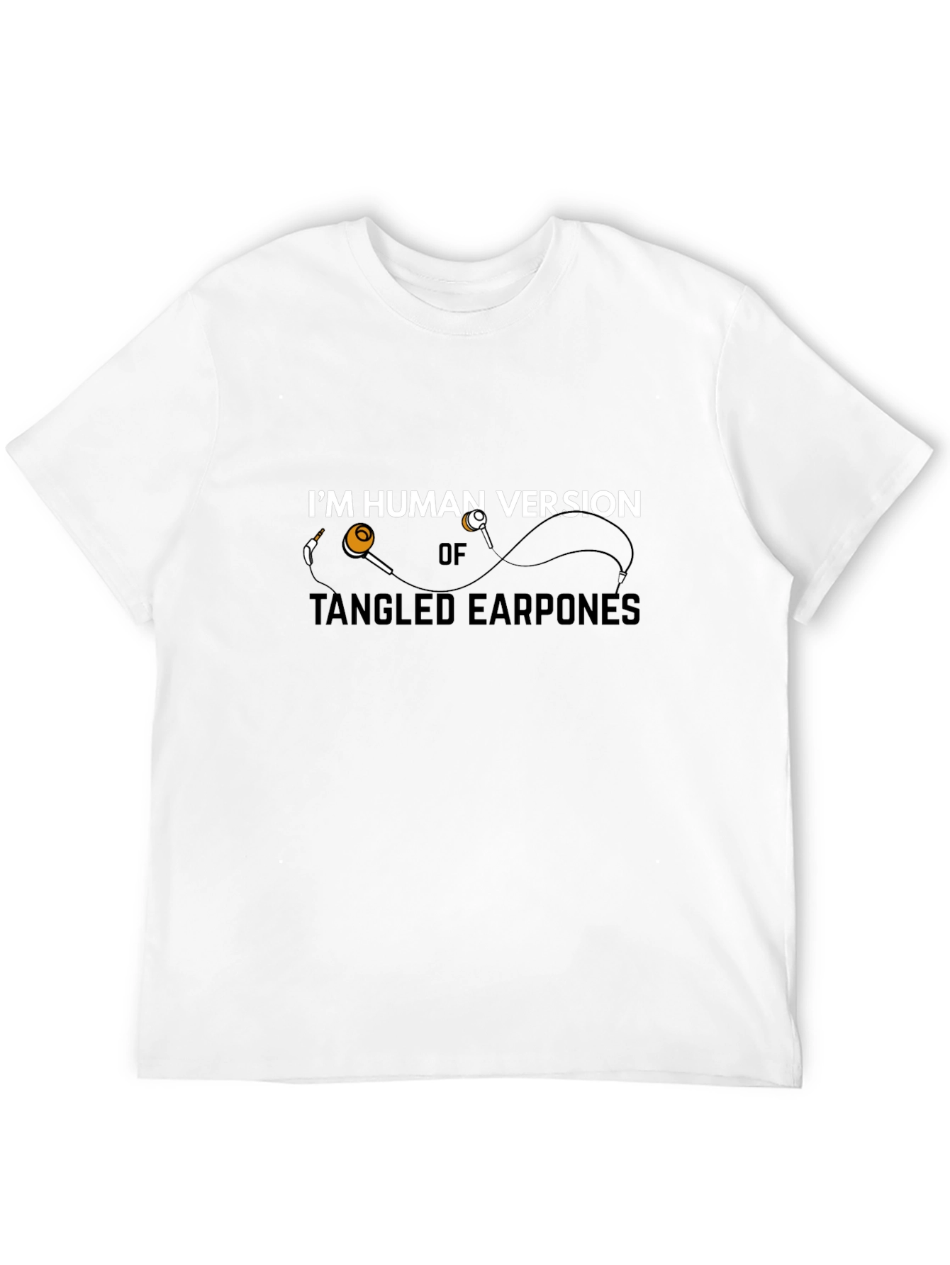 Tangled Earphones T-Shirt