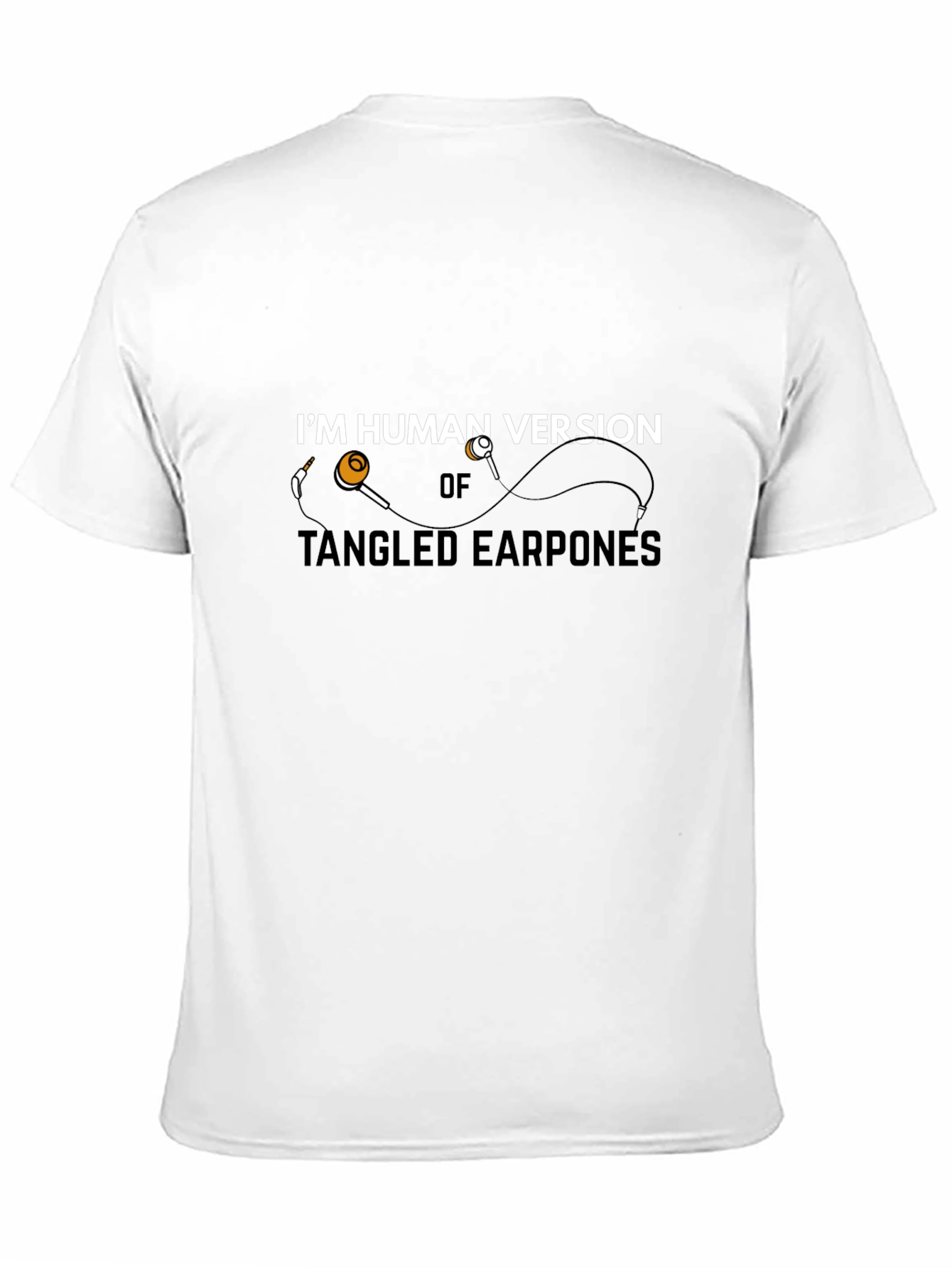 Tangled Earphones T-Shirt