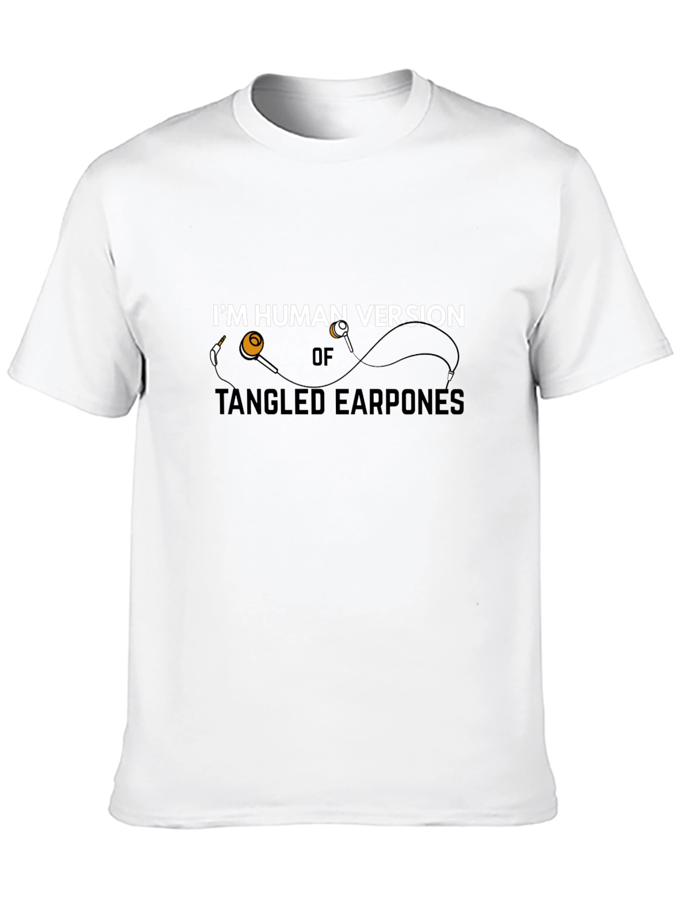 Tangled Earphones T-Shirt