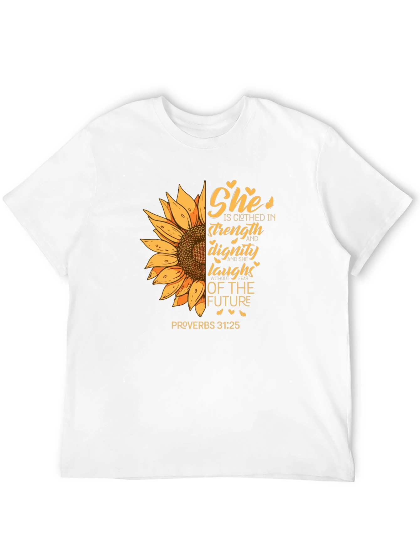 Strength and Dignity Sunflower Graphic Tee