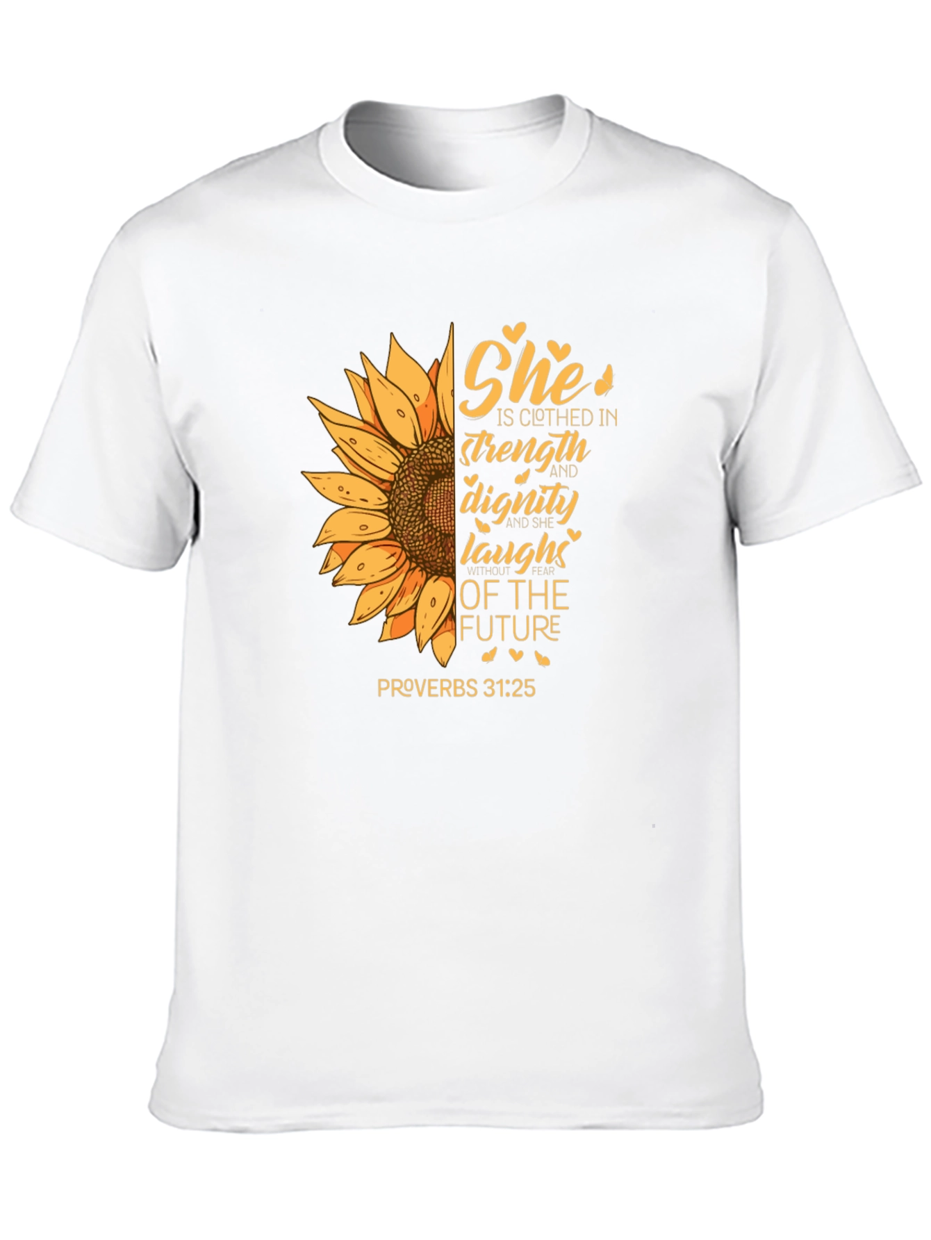 Strength and Dignity Sunflower Graphic Tee