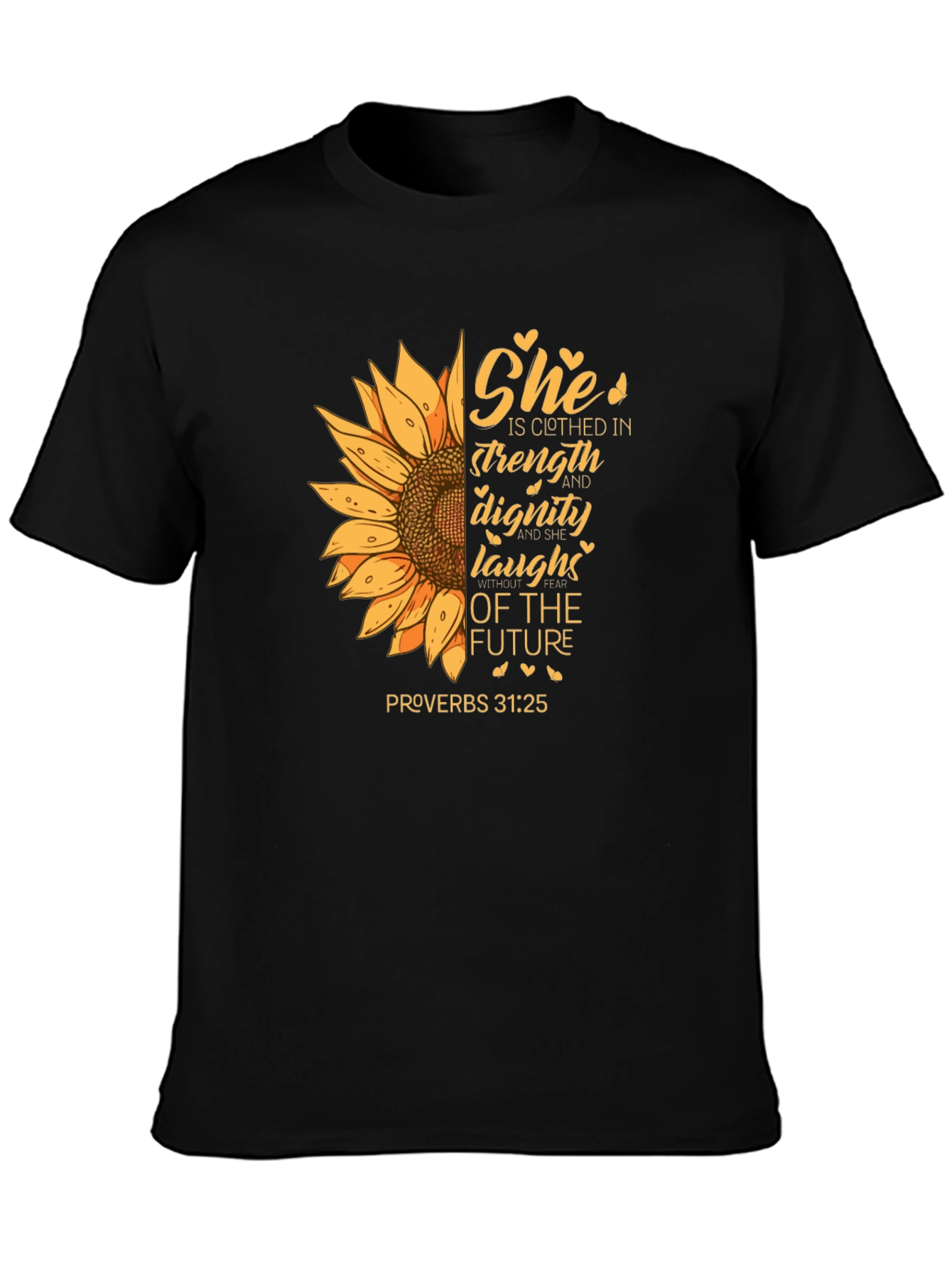 Strength and Dignity Sunflower Graphic Tee
