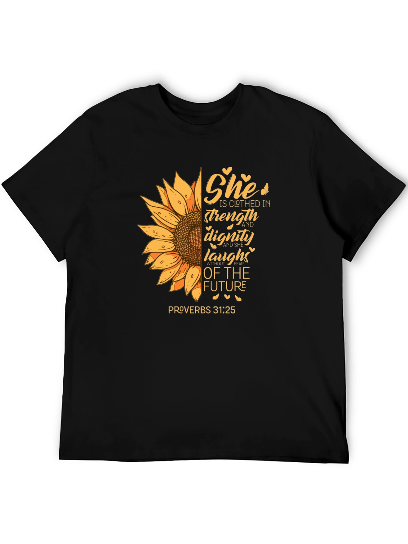 Strength and Dignity Sunflower Graphic Tee