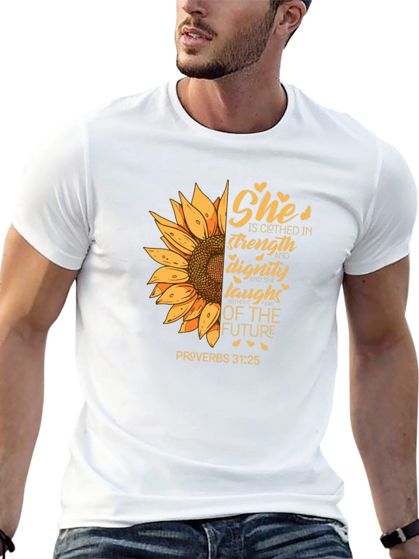 Strength and Dignity Sunflower Graphic Tee