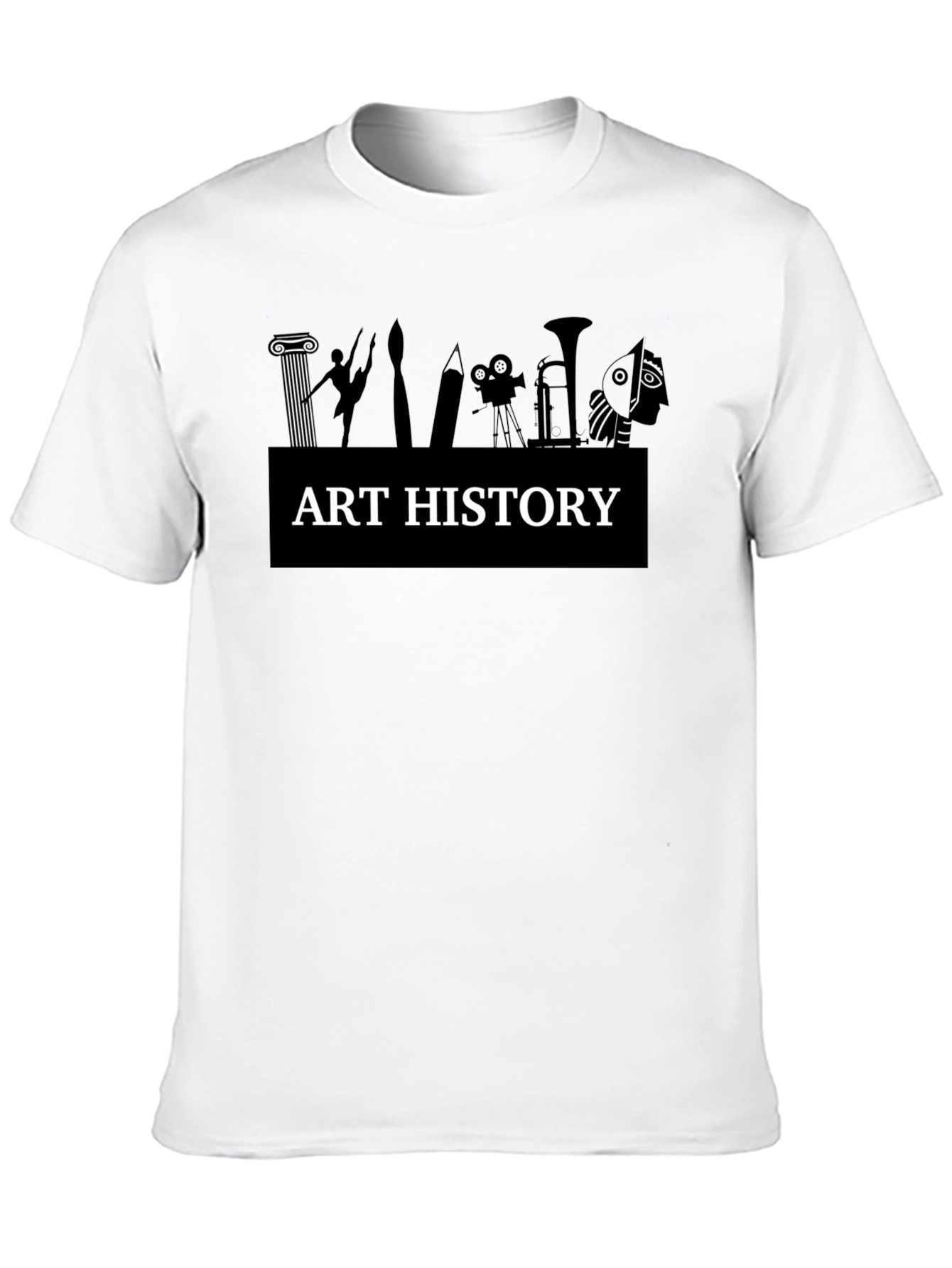 Art History Black T-Shirt