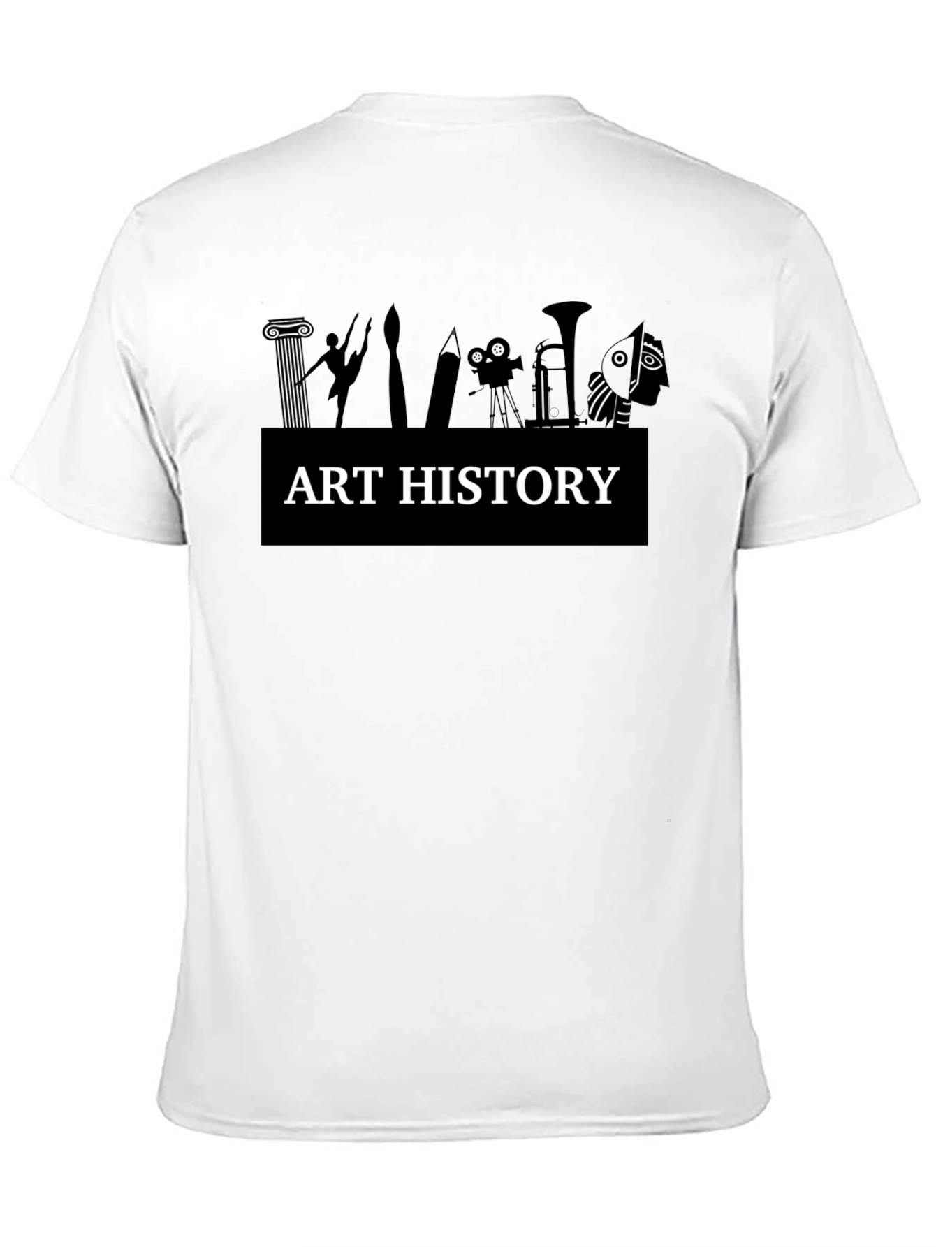 Art History Black T-Shirt