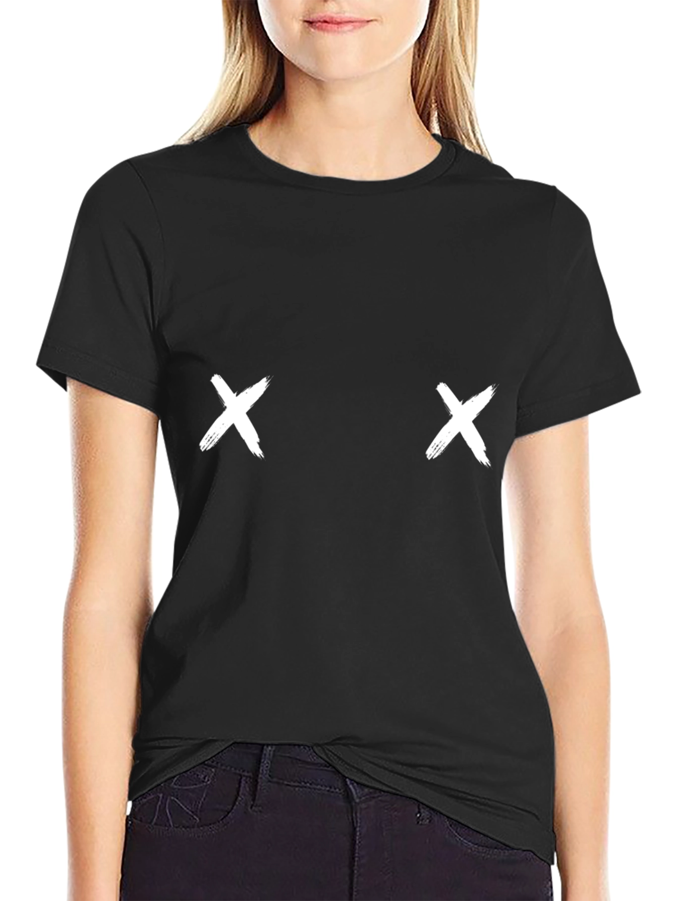 Novelty X Marks T-Shirt - Adult Humor Tee