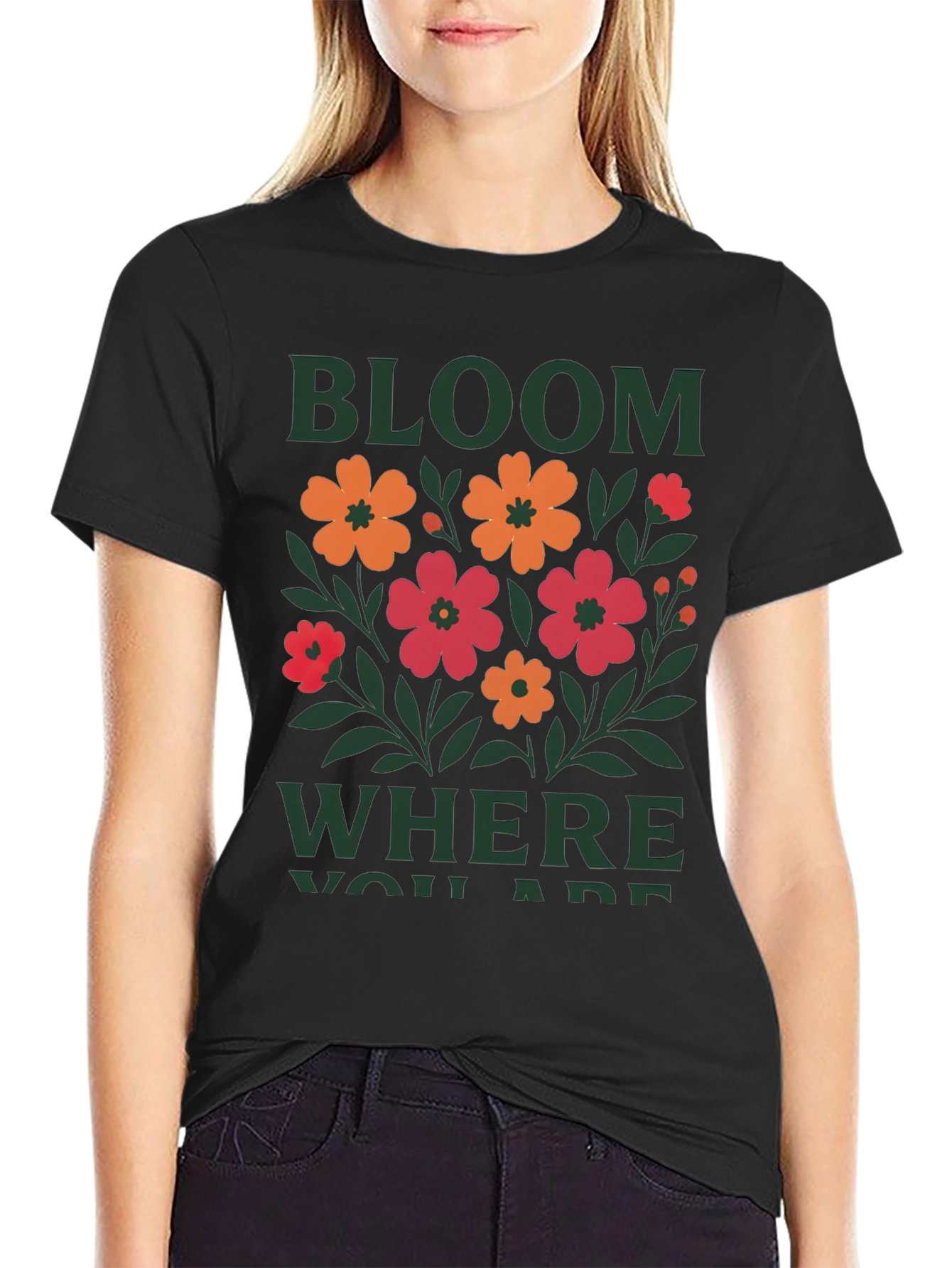 Bloom Where You Are Graphic Tee