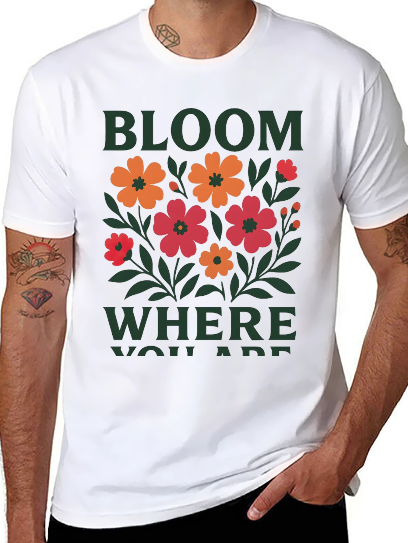 Bloom Where You Are Graphic Tee