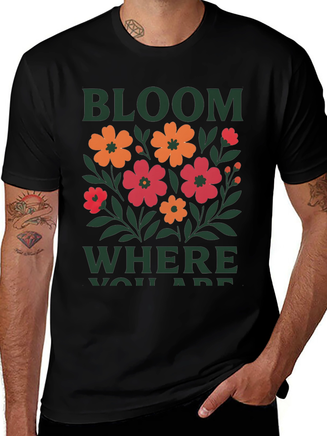 Bloom Where You Are Graphic Tee
