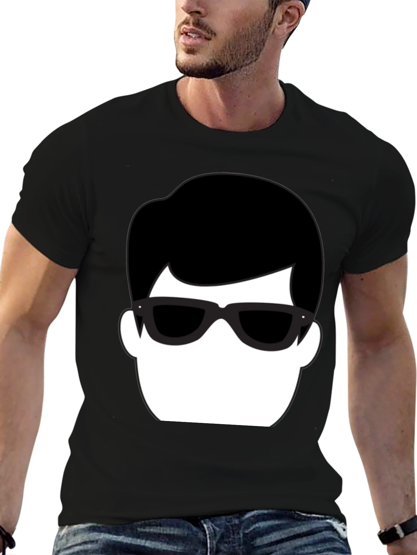 Retro Silhouette Graphic T-Shirt - Cool & Casual