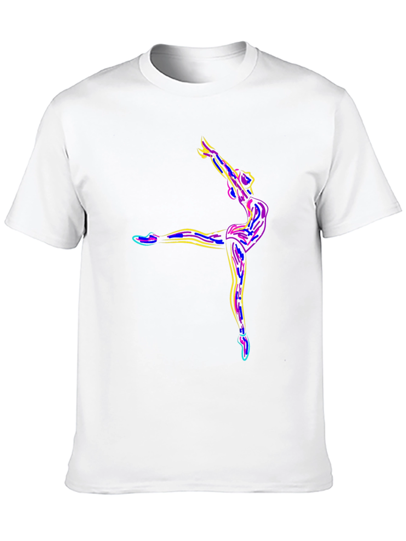 Ballet Dancer Graphic Black T-Shirt
