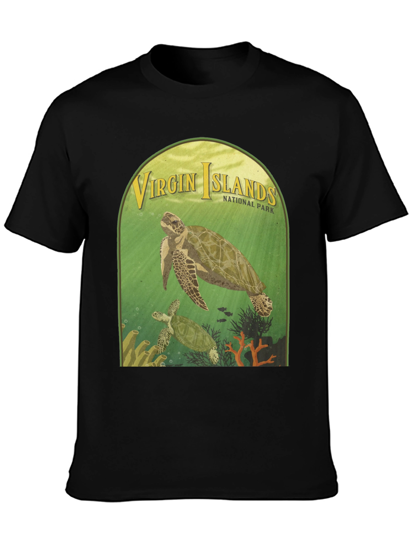 Virgin Islands National Park Turtle T-Shirt