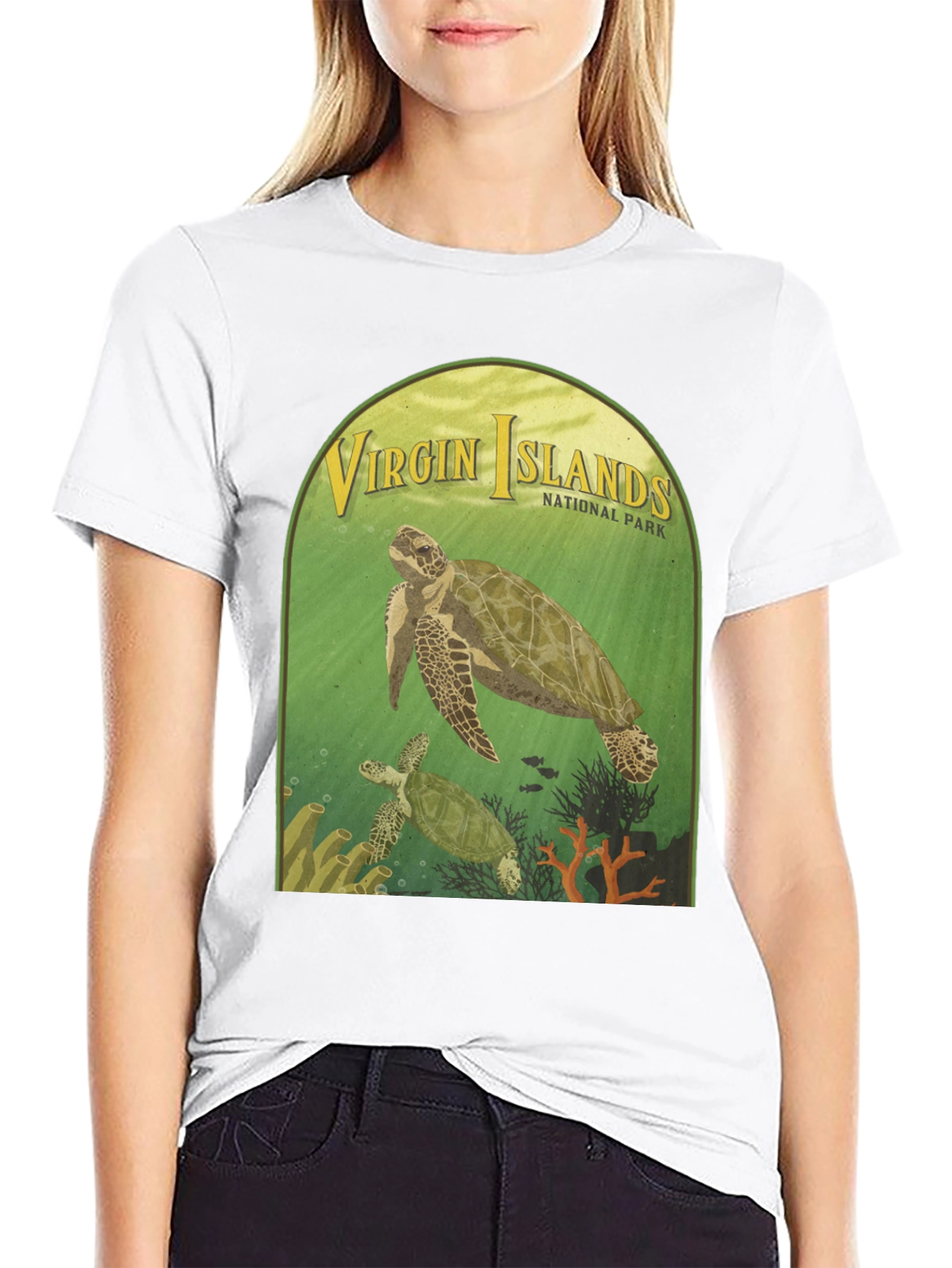 Virgin Islands National Park Turtle T-Shirt