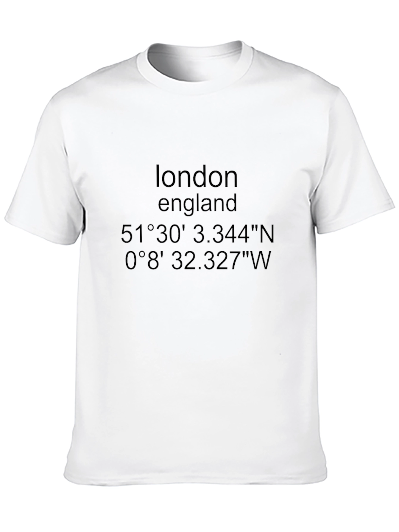 London England Coordinates Graphic T-Shirt