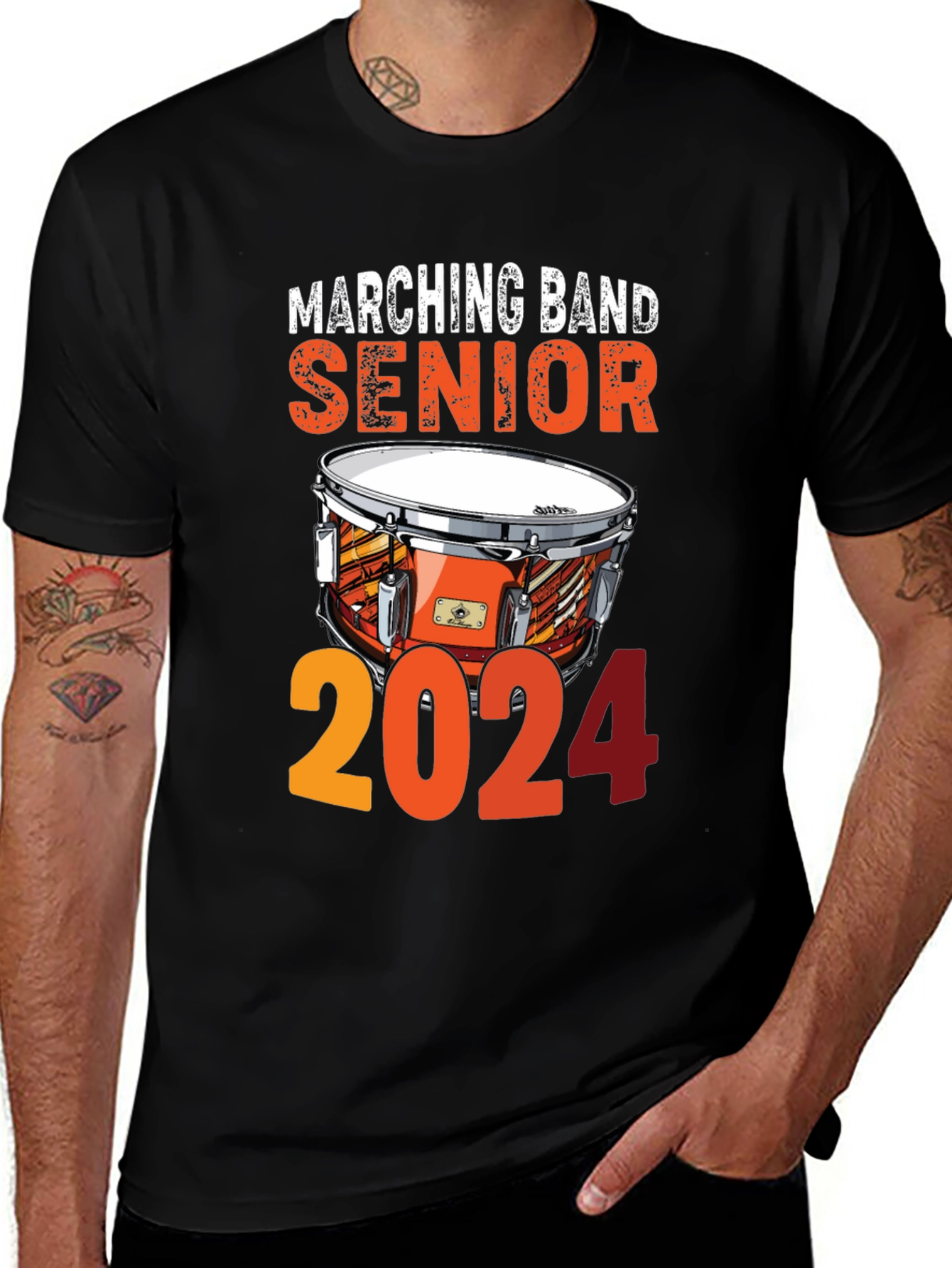 Marching Band Senior 2024 T-Shirt