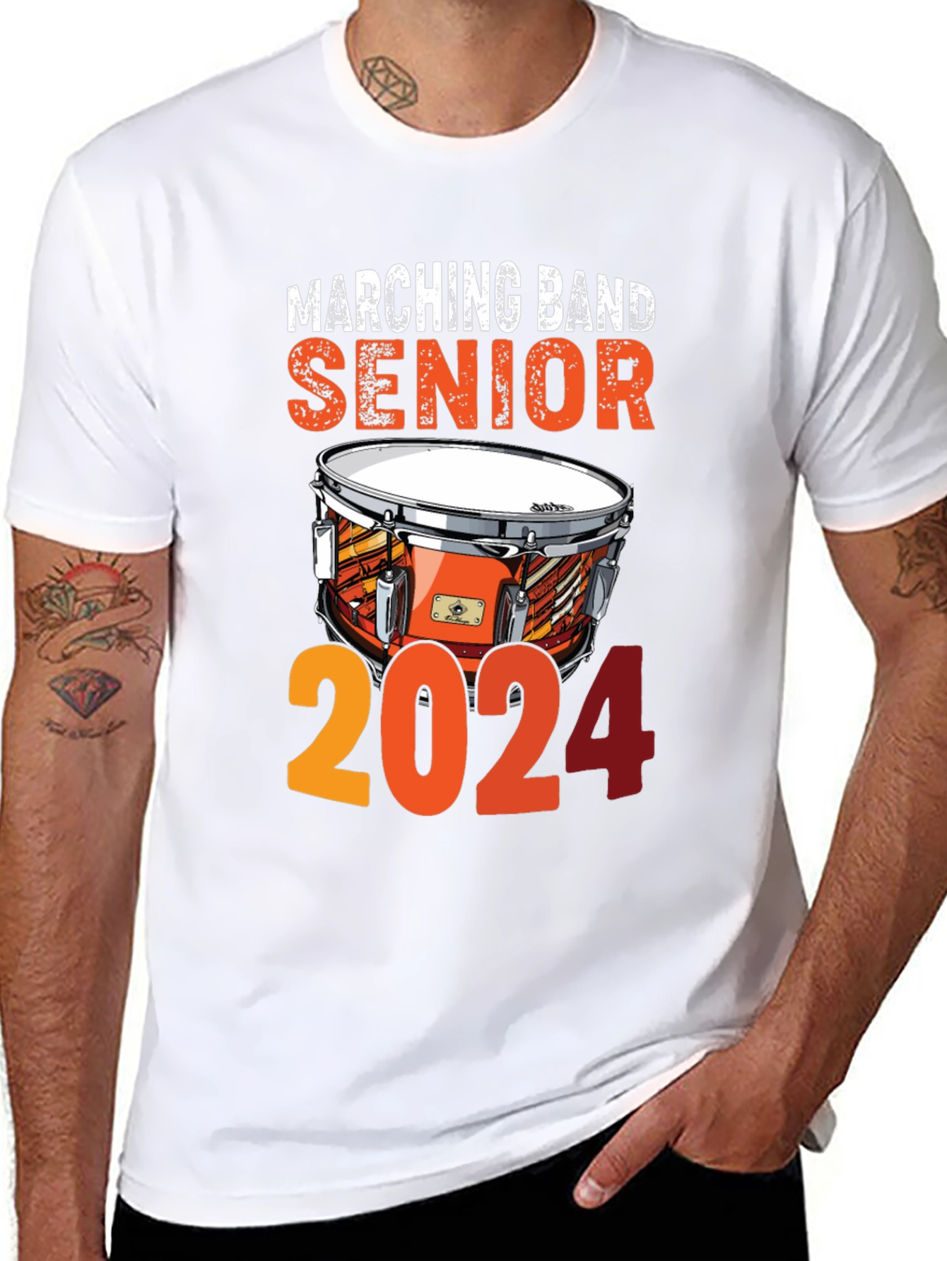 Marching Band Senior 2024 T-Shirt