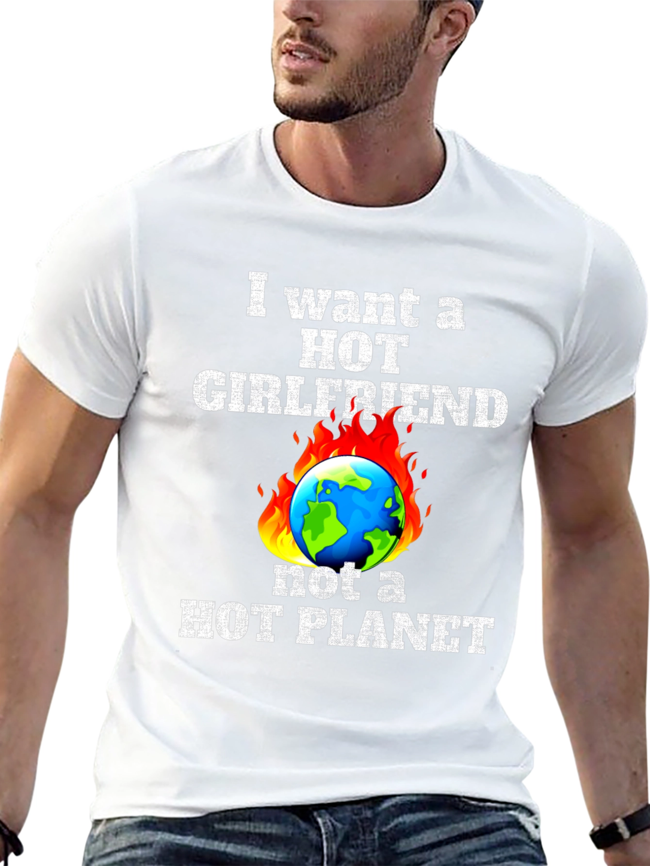 Hot Girlfriend Not Hot Planet T-Shirt