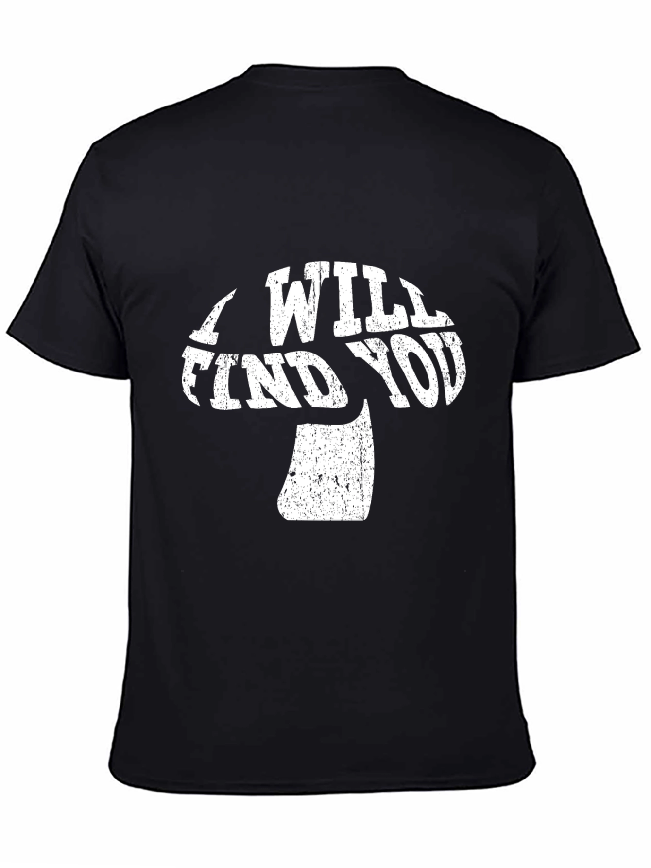 Mushroom Find You Graphic Tee - Black Cotton T-Shirt