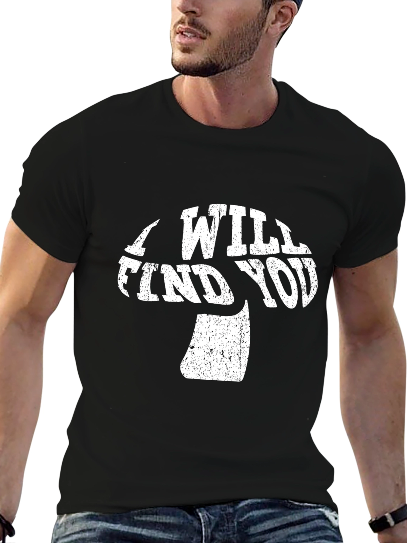 Mushroom Find You Graphic Tee - Black Cotton T-Shirt