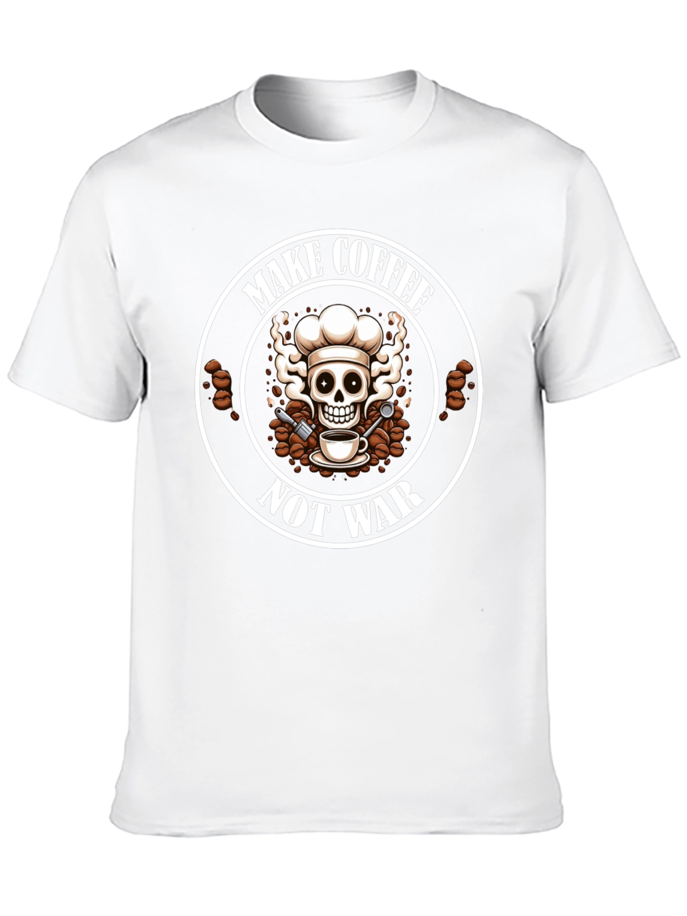 Make Coffee Not War Graphic T-Shirt